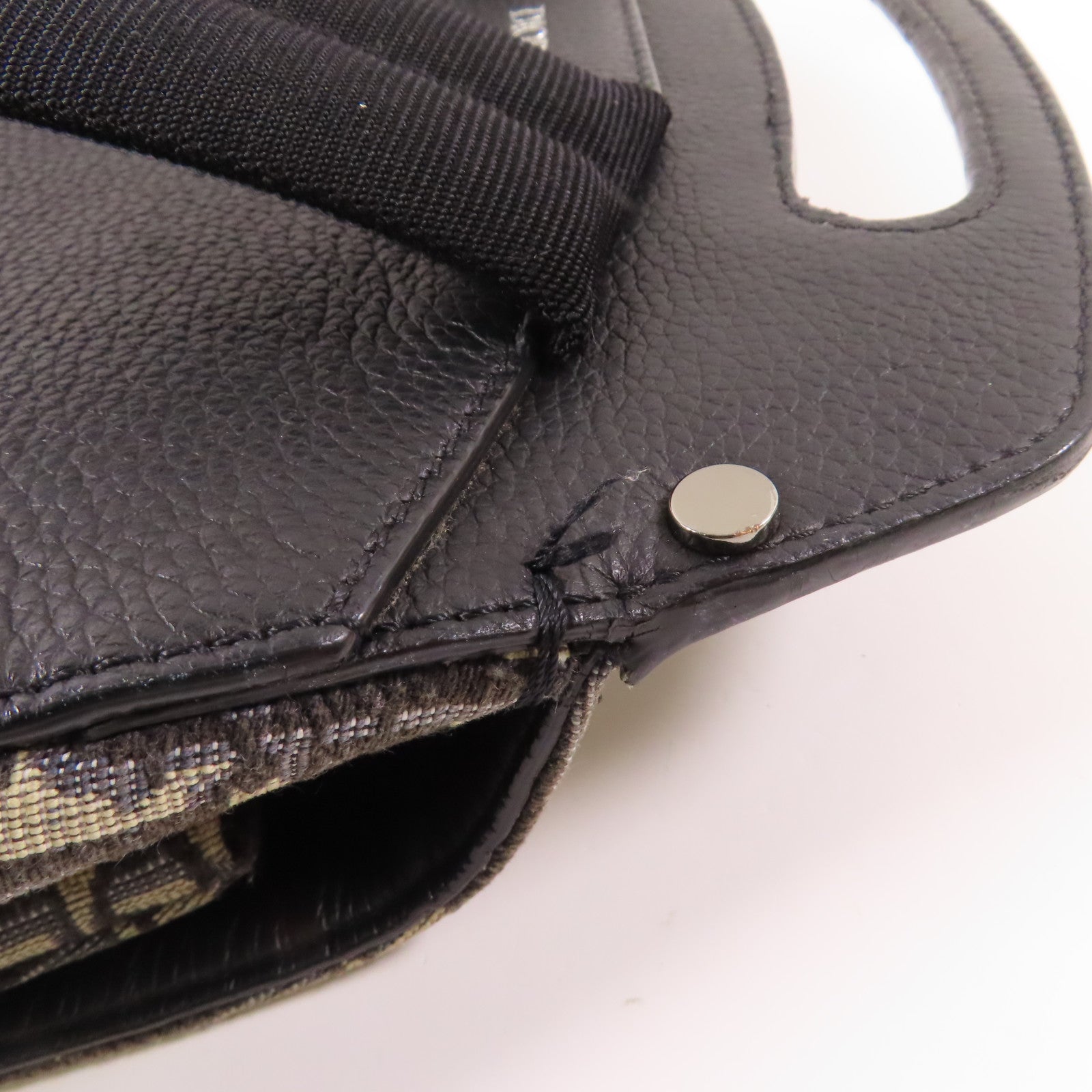 Dior 帆布Gallop Backpack銀扣背包