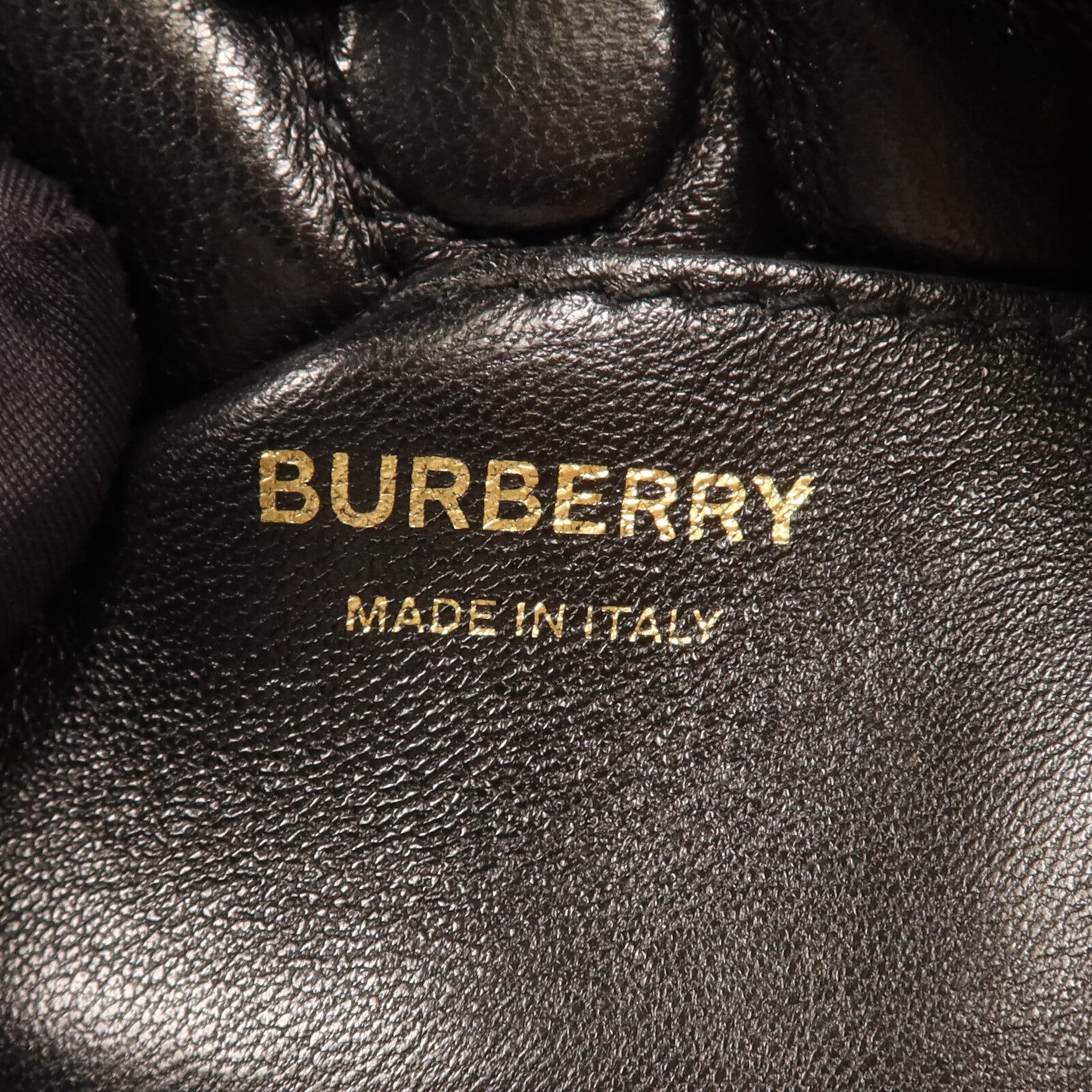 BURBERRY 牛皮皮革Lola Mini Bucket金扣鏈帶肩背袋