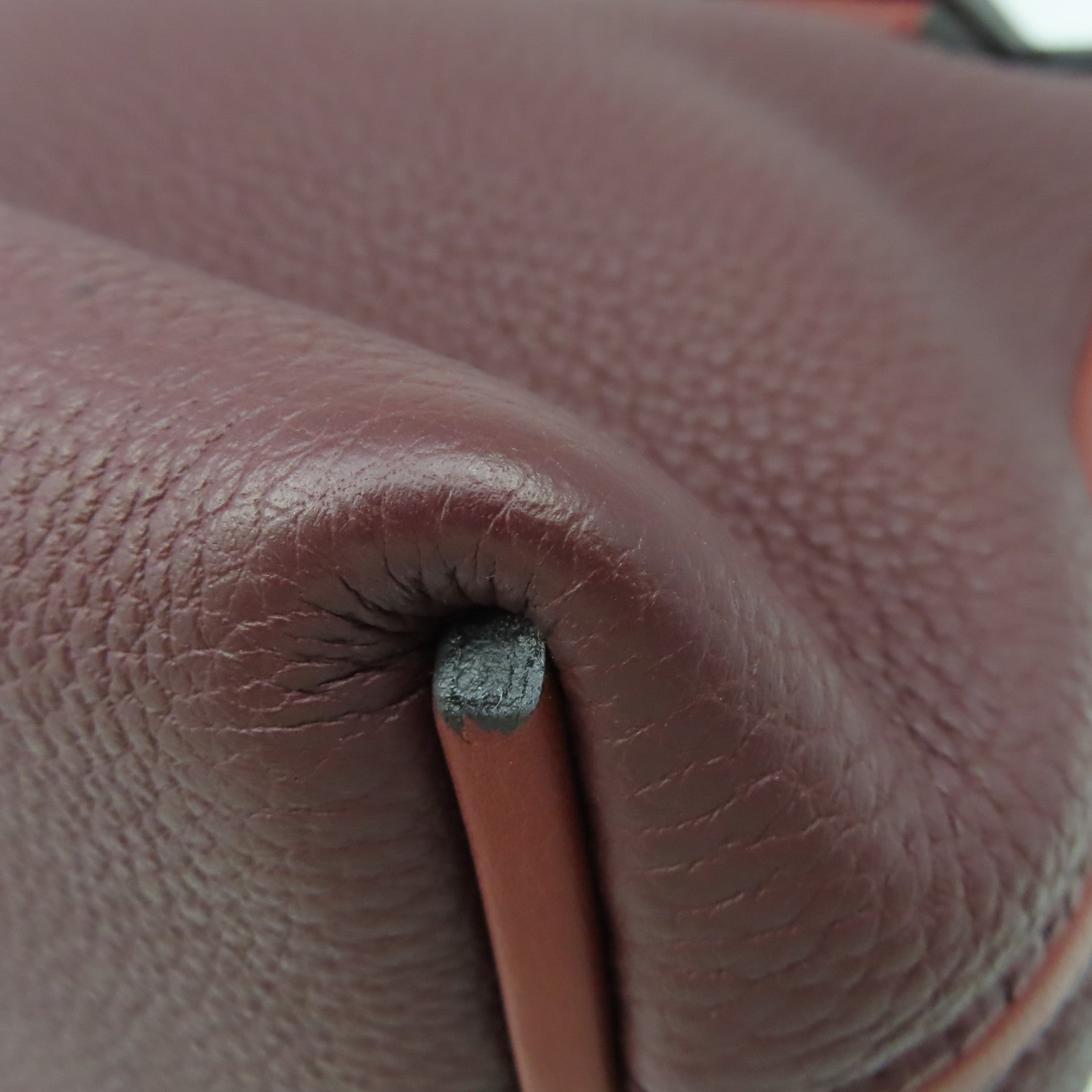 HERMES 【激減優惠】Clemence皮革24/24 29cm 2Way Shoulder Bag金扣手挽肩背兩用袋Bordeaux波爾多酒紅色