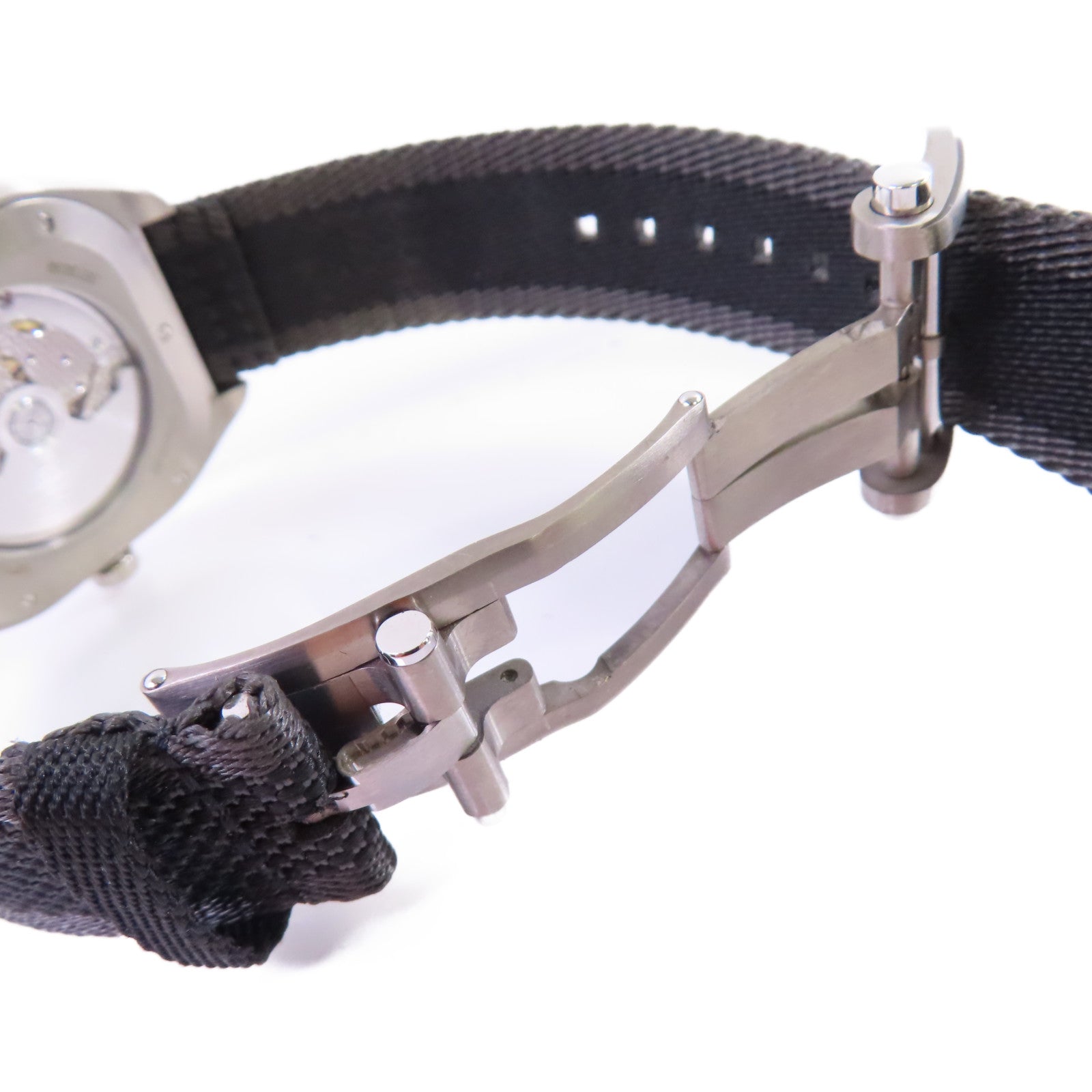 HERMES HO8 Watch鈦金屬/皮帶自動機芯手錶灰色