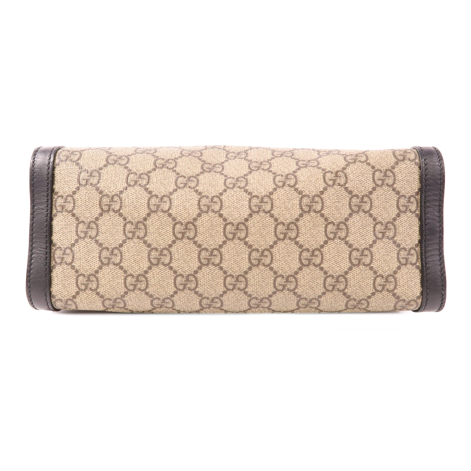 GUCCI 塗層帆布/皮革Padlock金扣肩背袋