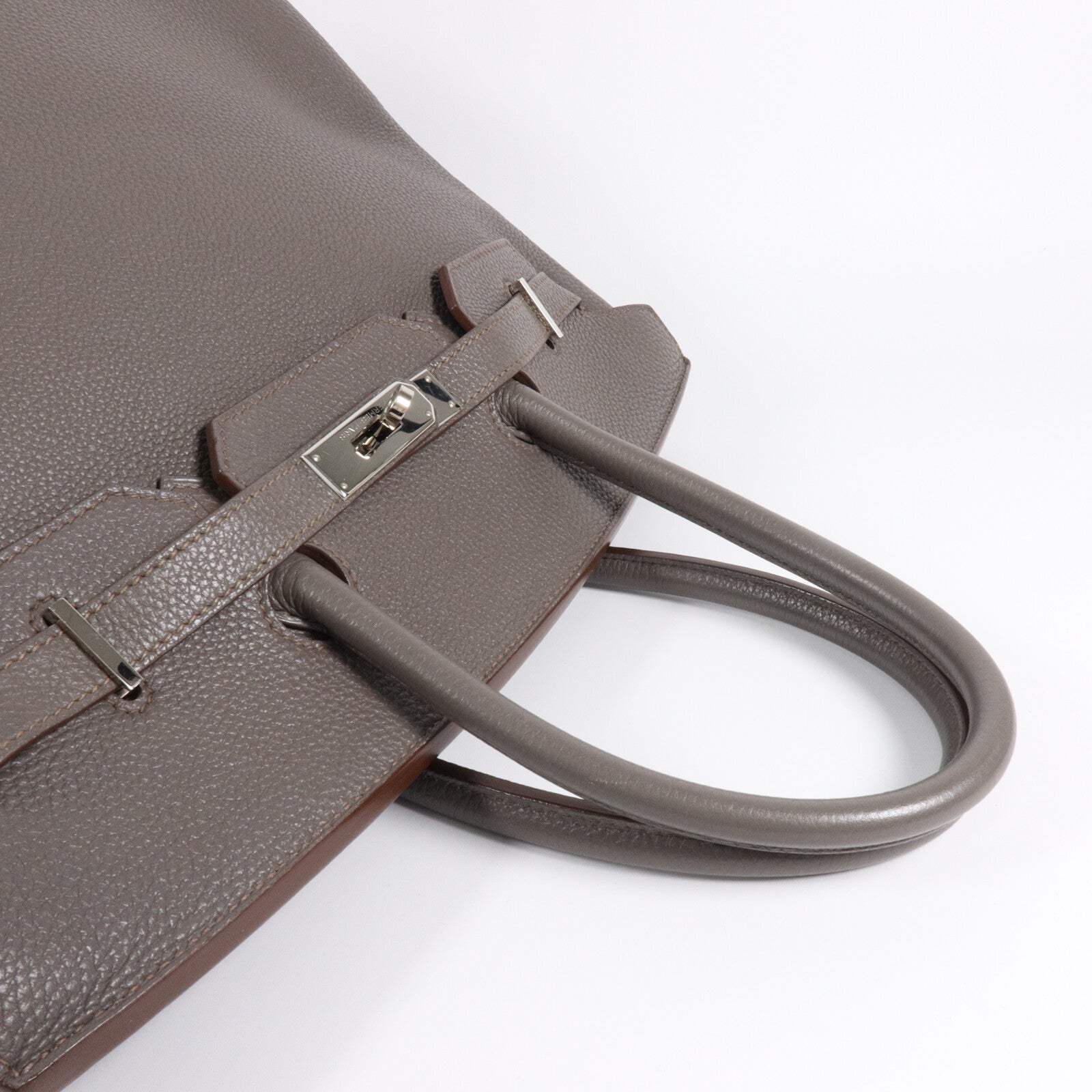 HERMES Togo皮革Birkin 35手挽袋Etain