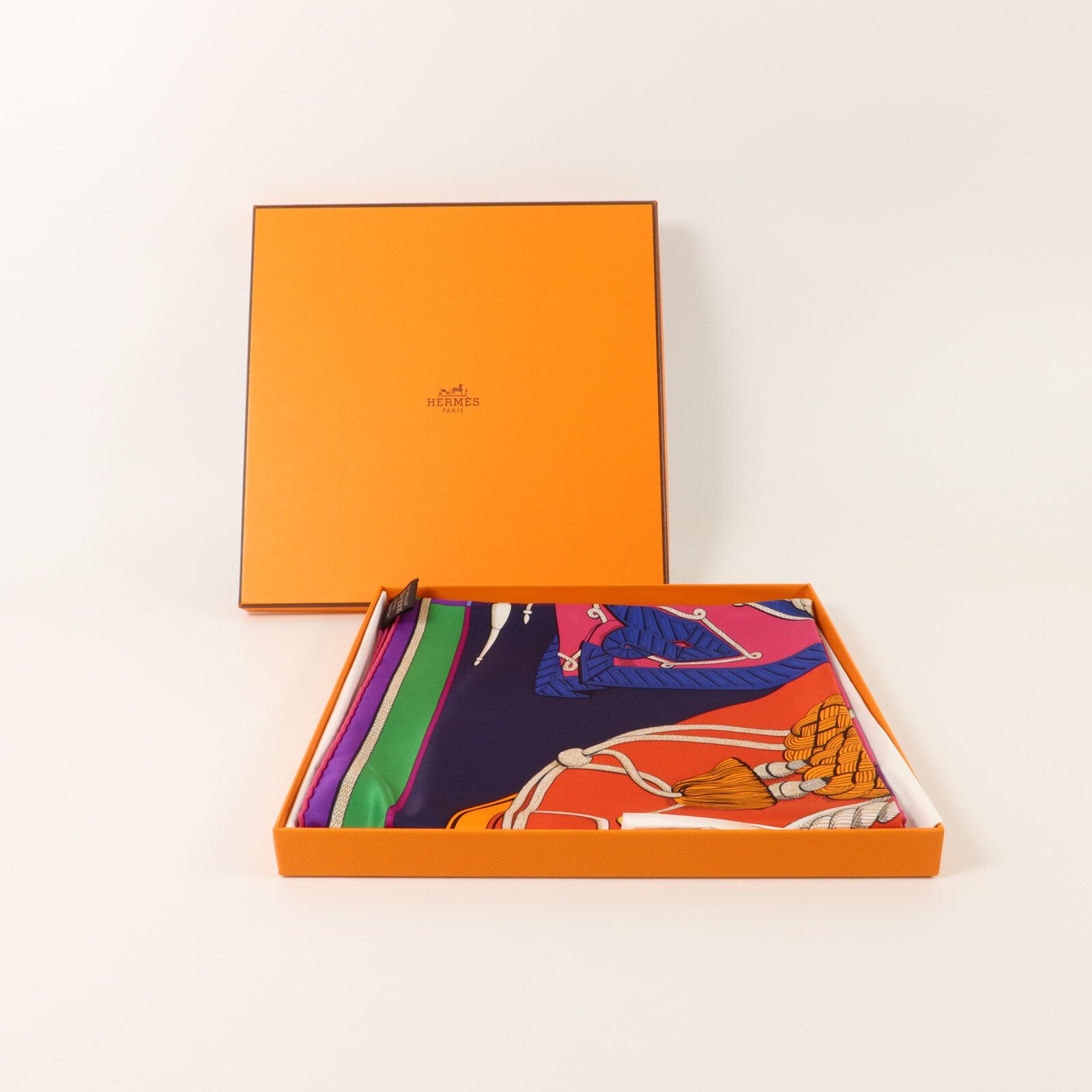 HERMES 絲質Scarf 90x90絲巾