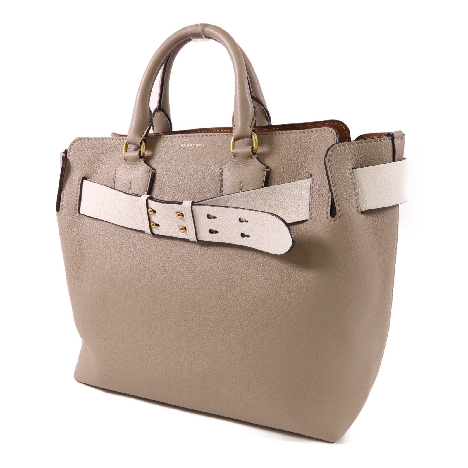 BURBERRY 牛皮皮革Belt Bag金扣手挽肩背兩用袋