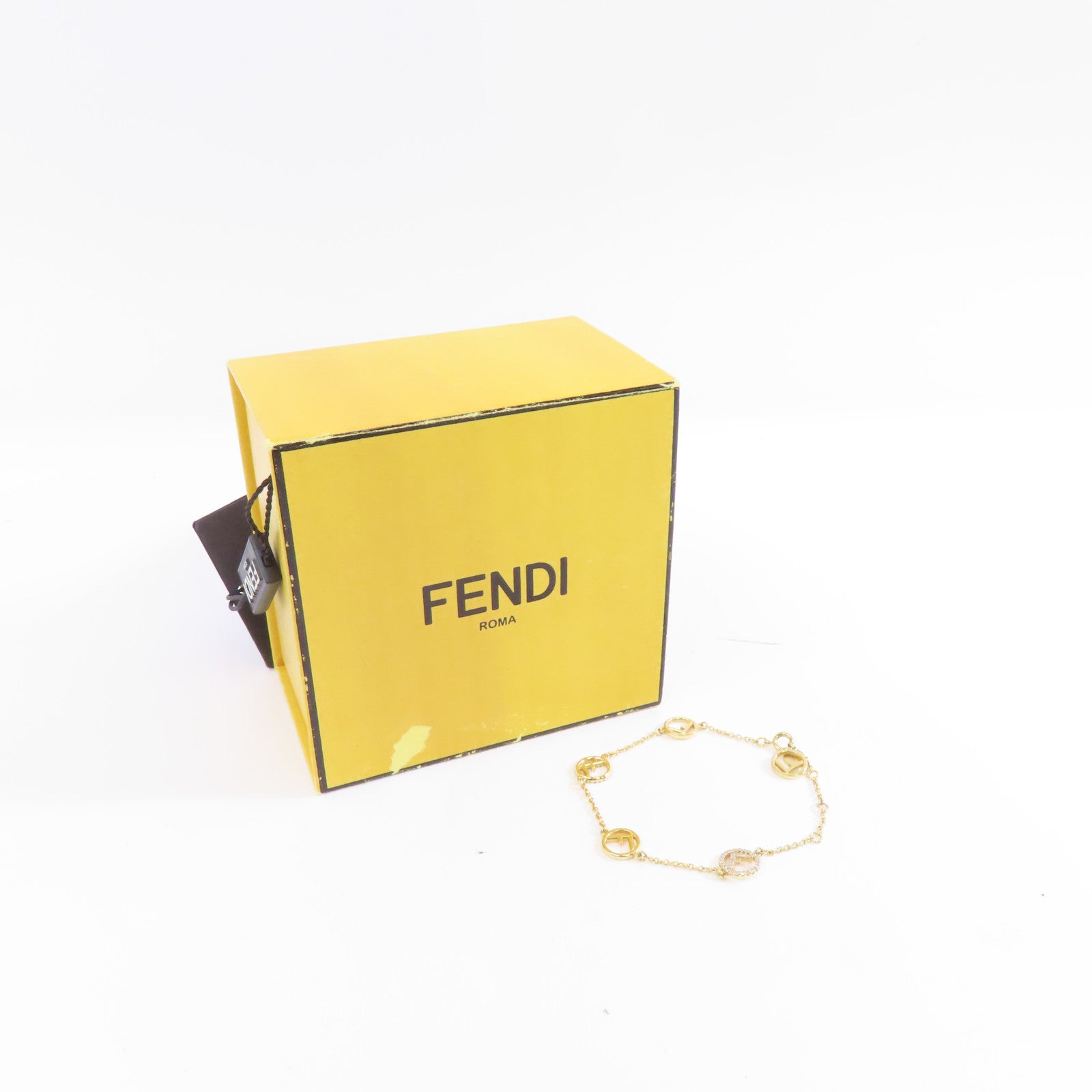 FENDI 金屬Bracelet手鏈金色/透明