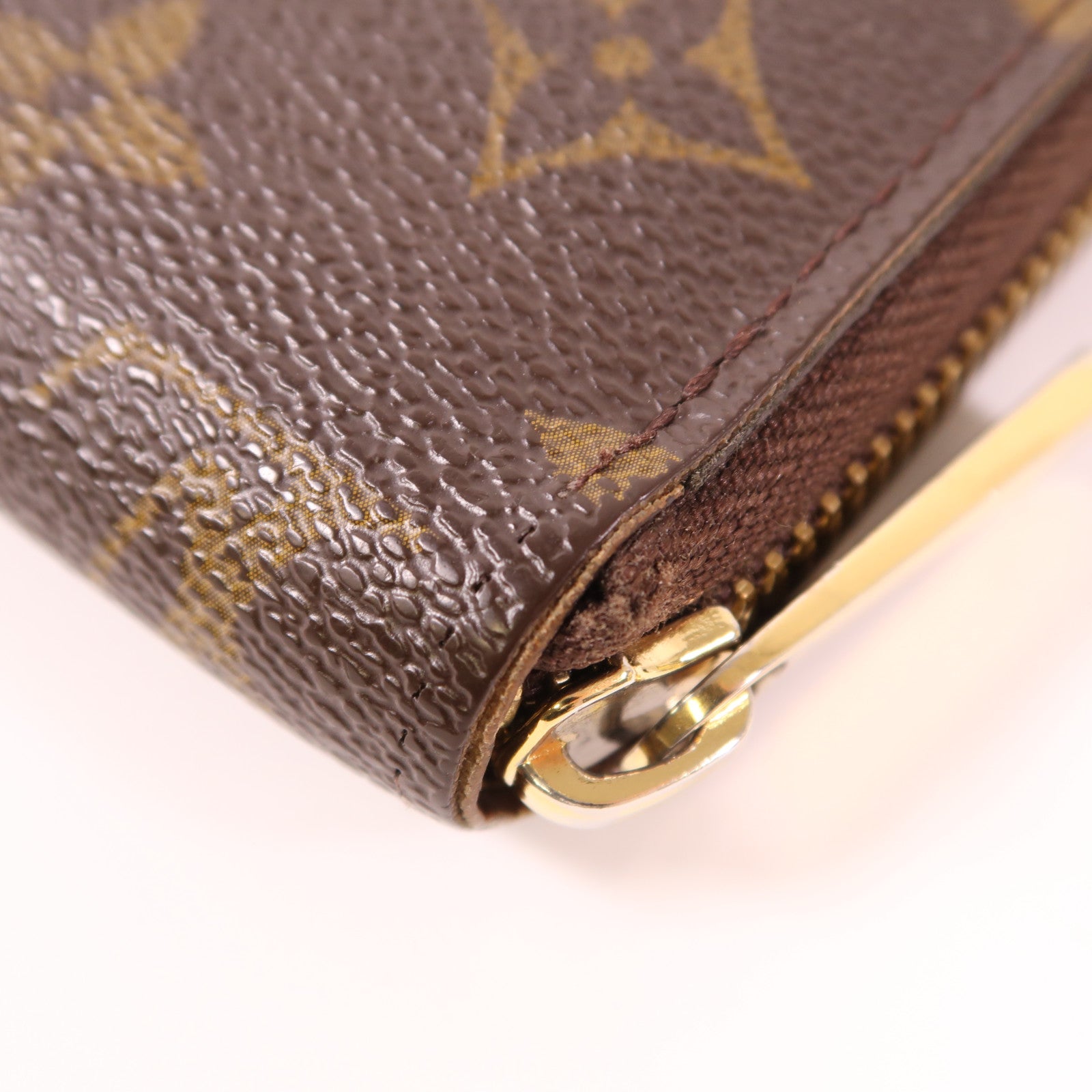 LOUIS VUITTON Monogram Zipper Long Wallet金扣長錢包