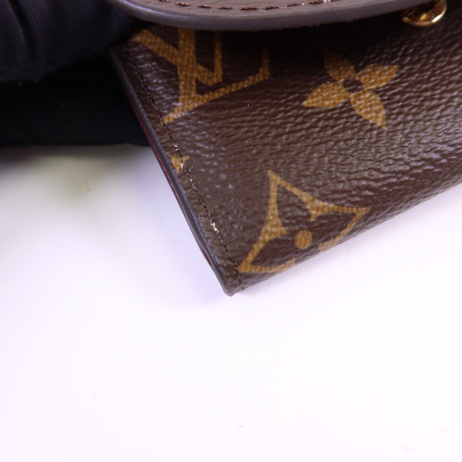 LOUIS VUITTON Monogram Rosalie金扣零錢包