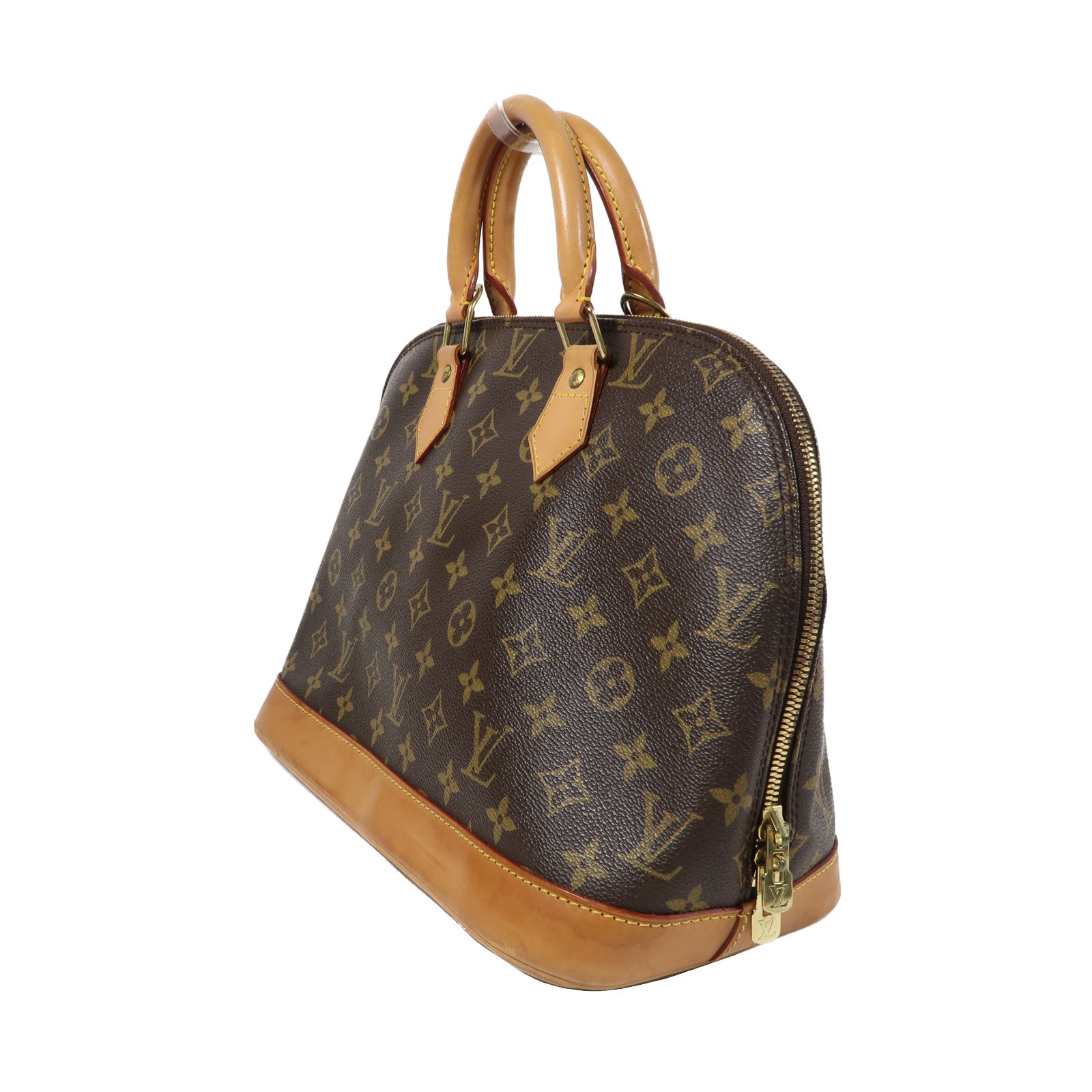 LOUIS VUITTON 【激減優惠】Monogram Alma金扣手挽袋啡色
