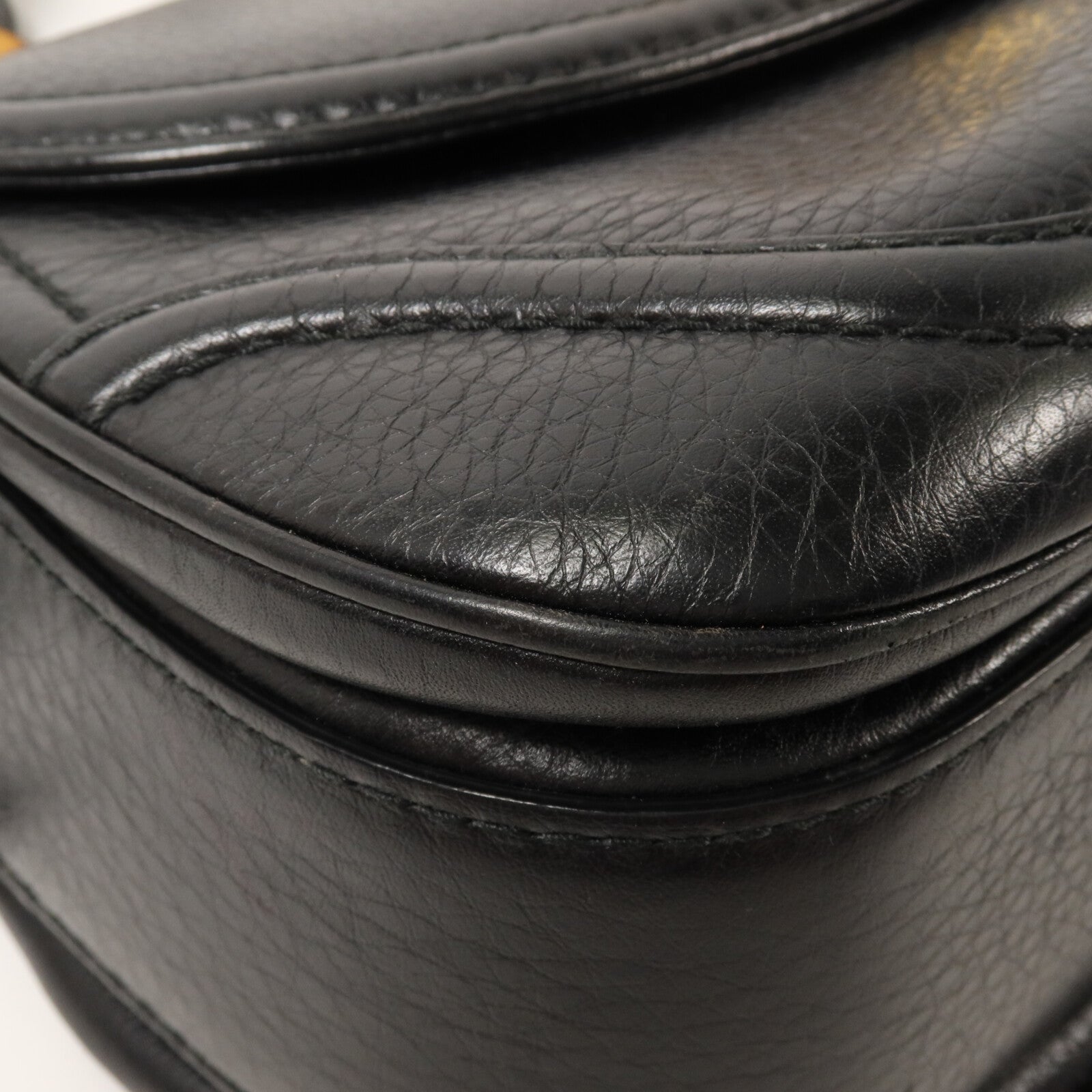 GUCCI 牛皮皮革New Bamboo Top Handle手挽肩背兩用袋