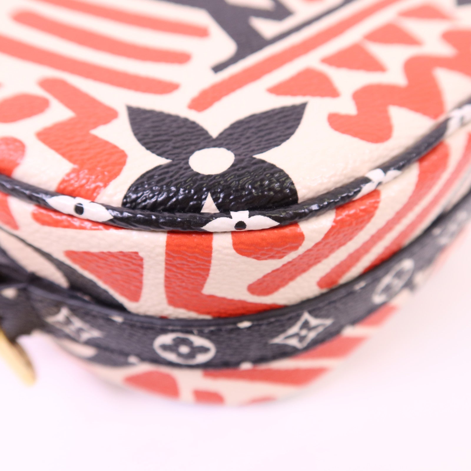 LOUIS VUITTON Monogram Giant Crafty Boite Chapoe Soupe金扣肩背袋