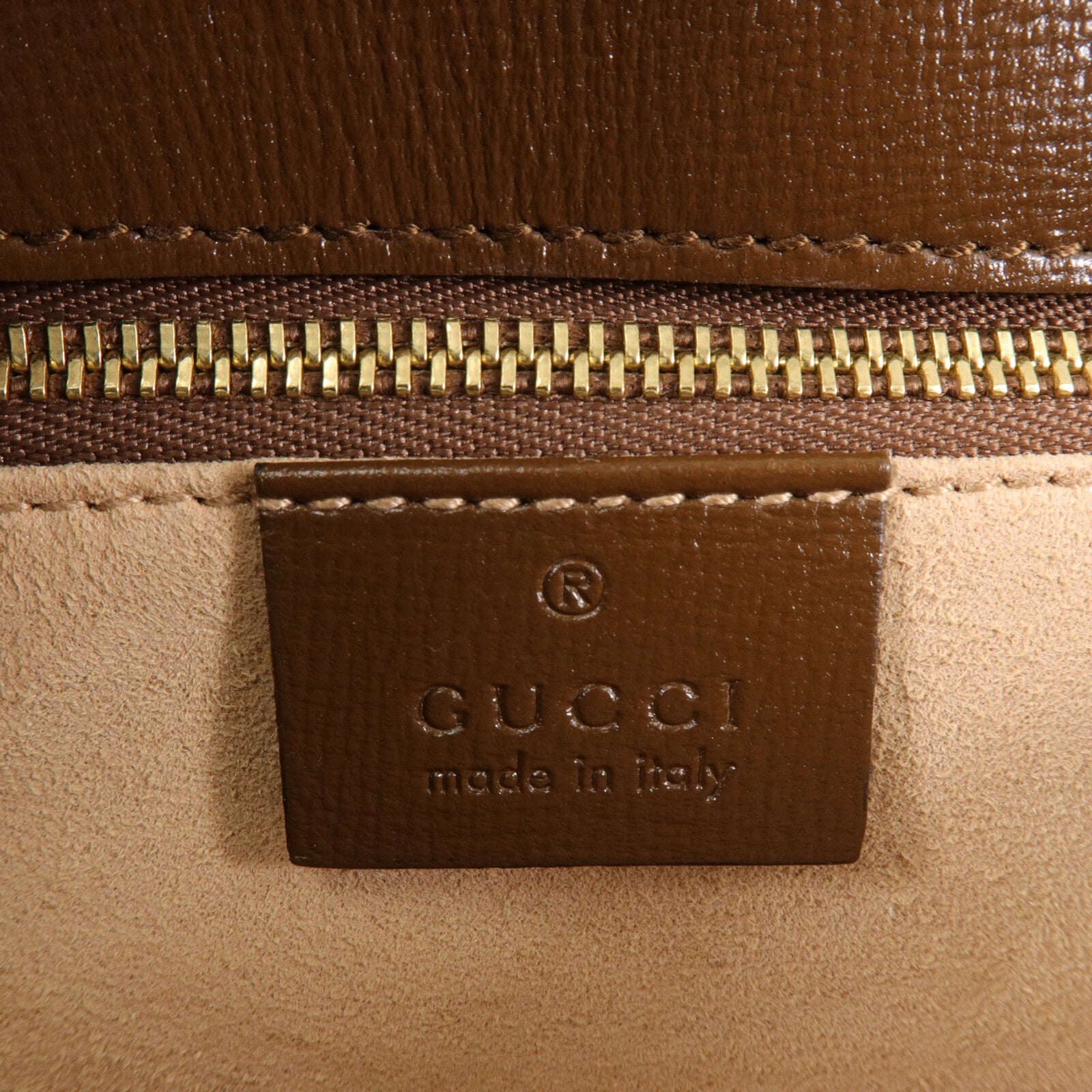 GUCCI 塗層帆布Horsebit 1955肩背袋