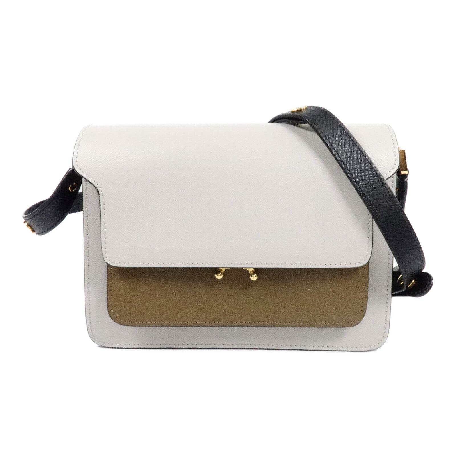 MARNI 牛皮皮革Marni Trunk肩背袋