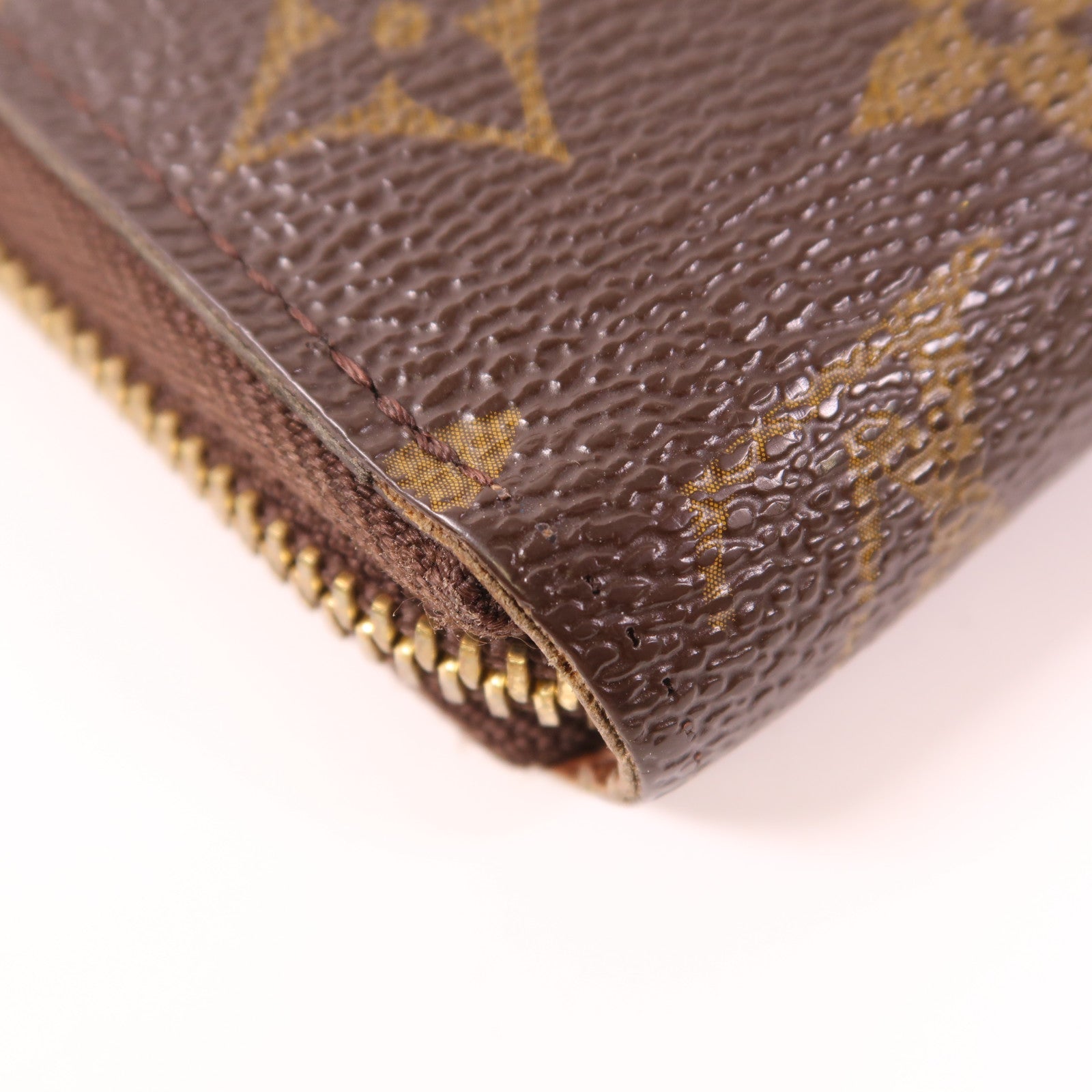 LOUIS VUITTON Monogram Zipper Long Wallet金扣長錢包