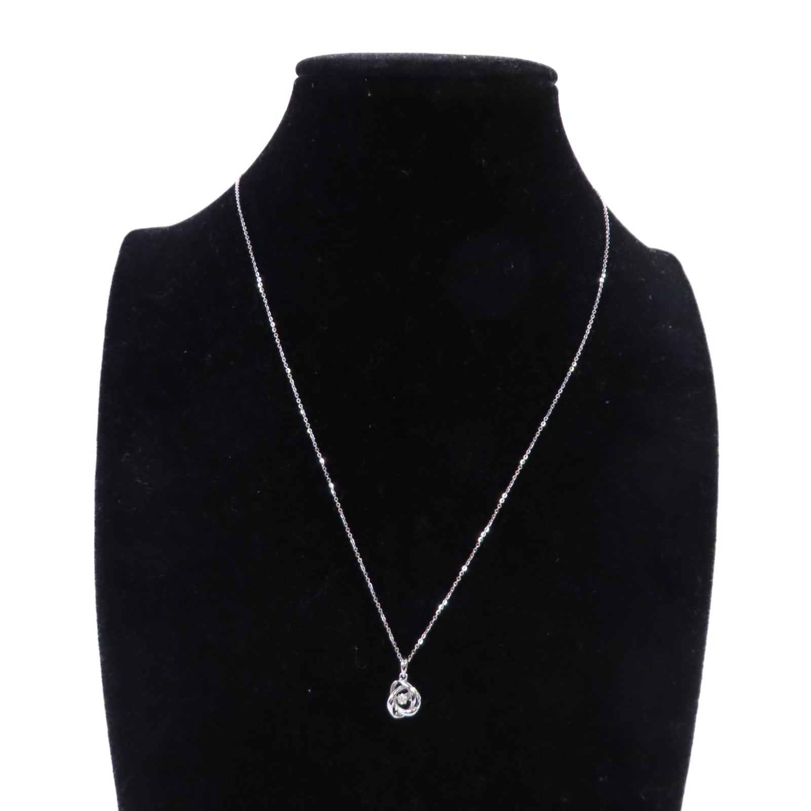 JEWELRY Diamond Necklace 18K White Gold