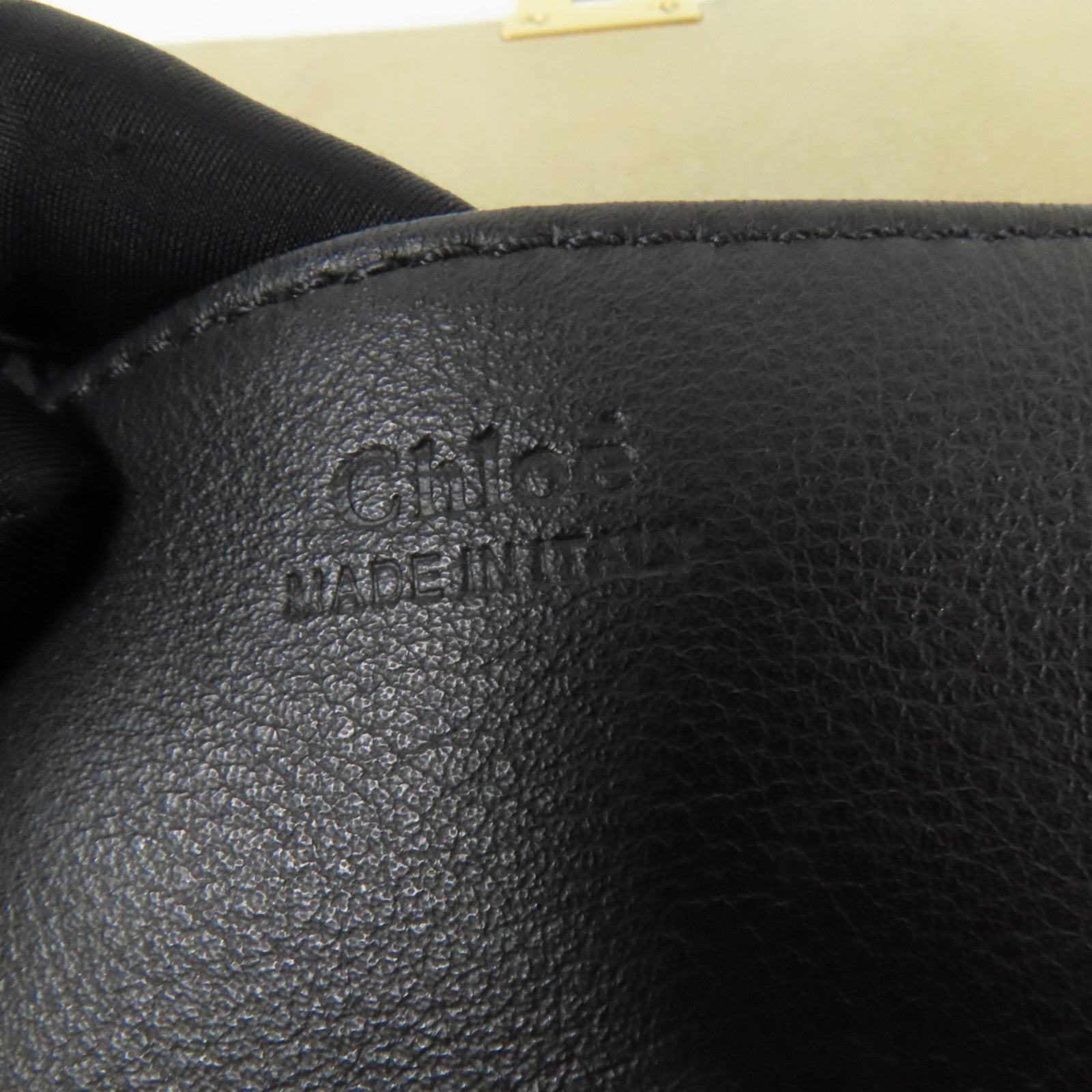 Chloe 牛皮皮革Drew金扣鏈帶肩背袋