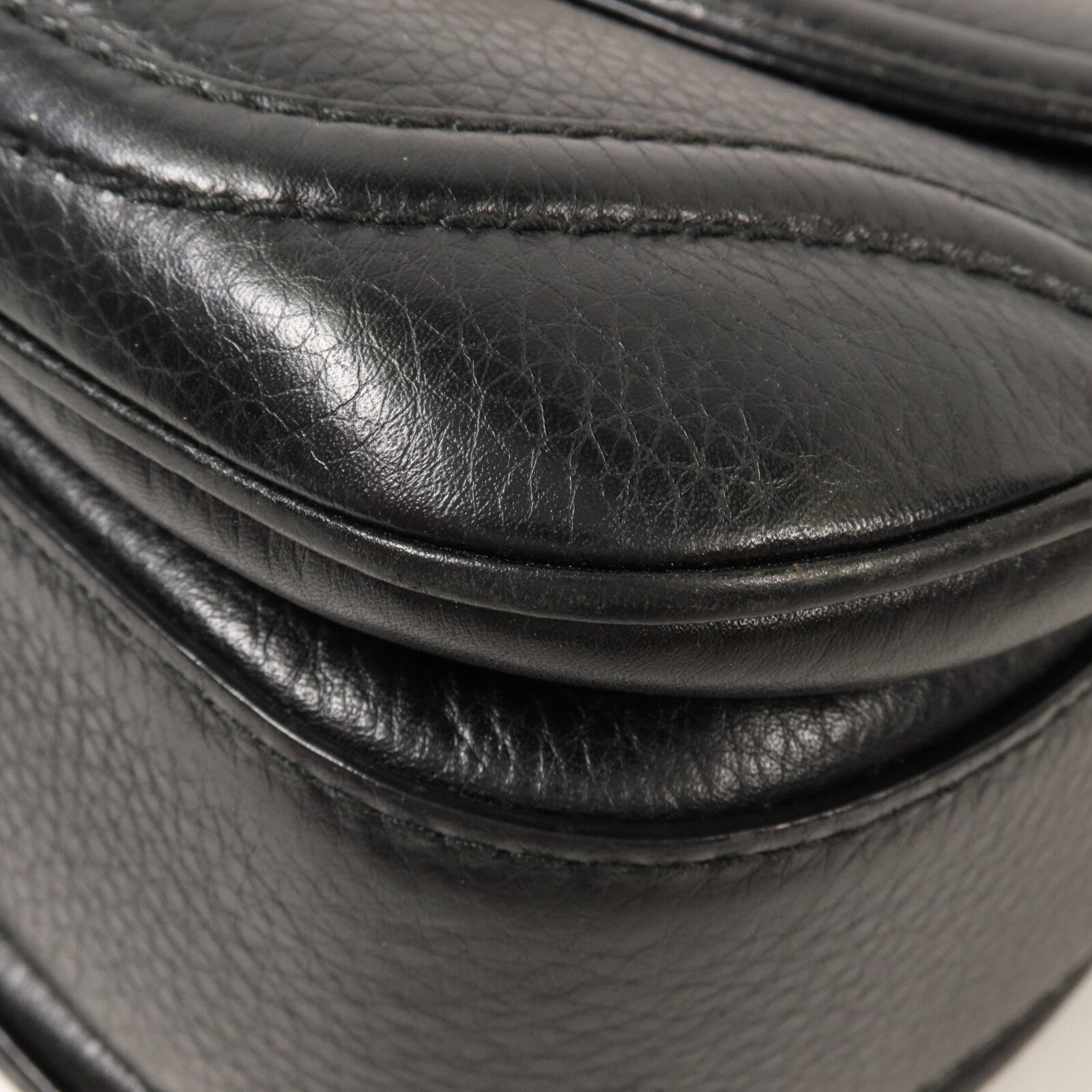 GUCCI 牛皮皮革New Bamboo Top Handle手挽肩背兩用袋