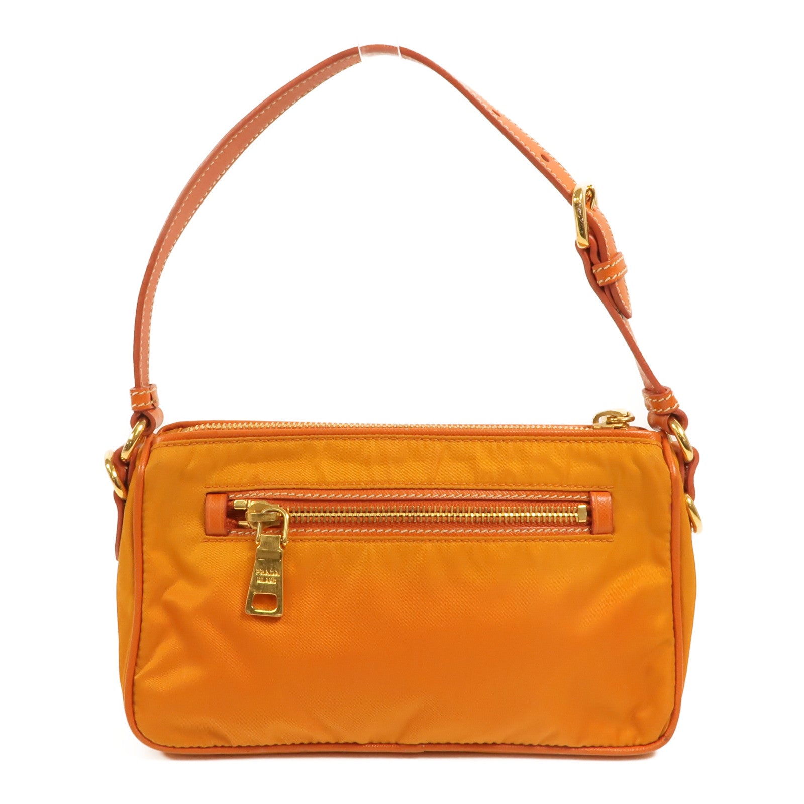 PRADA 尼龍Pouch Shoulder Bag金扣肩背袋