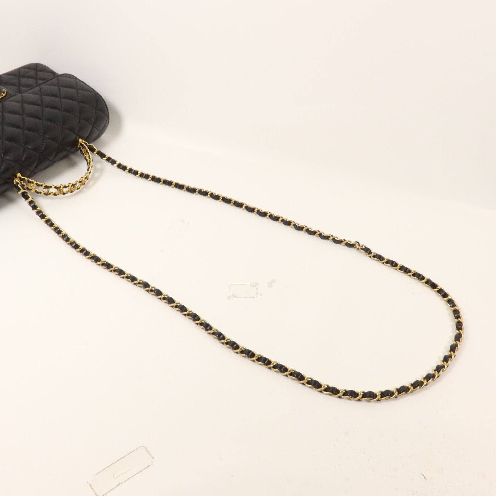 CHANEL 羊皮皮革Chain Shoulder鏈帶手挽肩背兩用袋