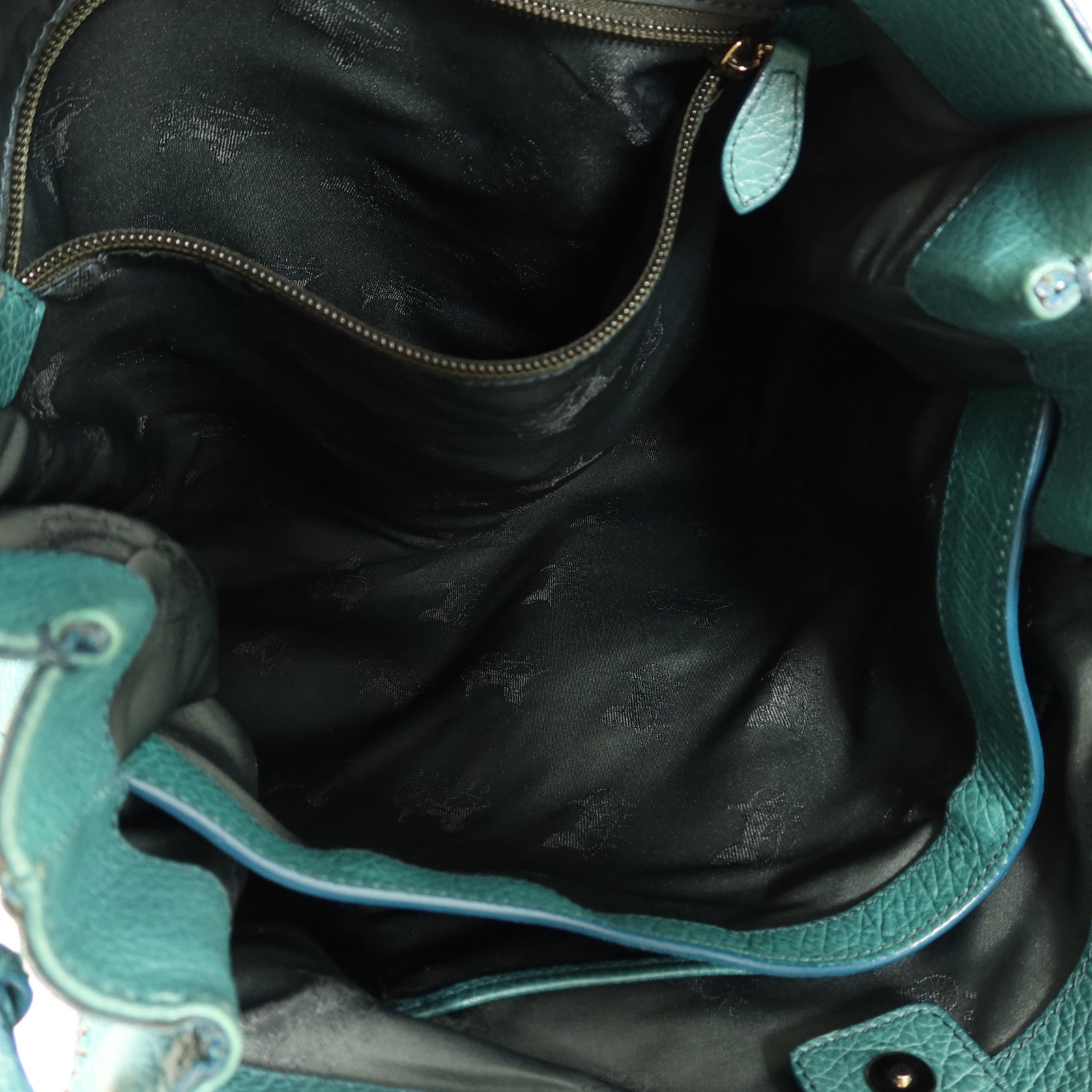 CELINE 牛皮皮革Shoulder Bag銀扣手挽肩背兩用袋