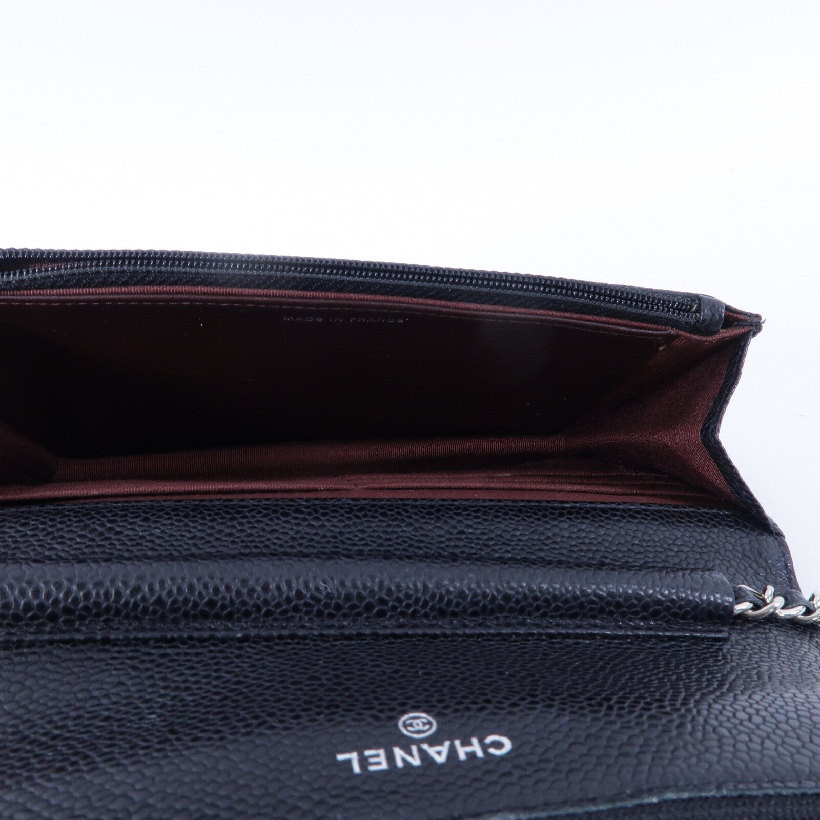 CHANEL 牛皮皮革WOC Wallet On Chain鏈帶肩背袋