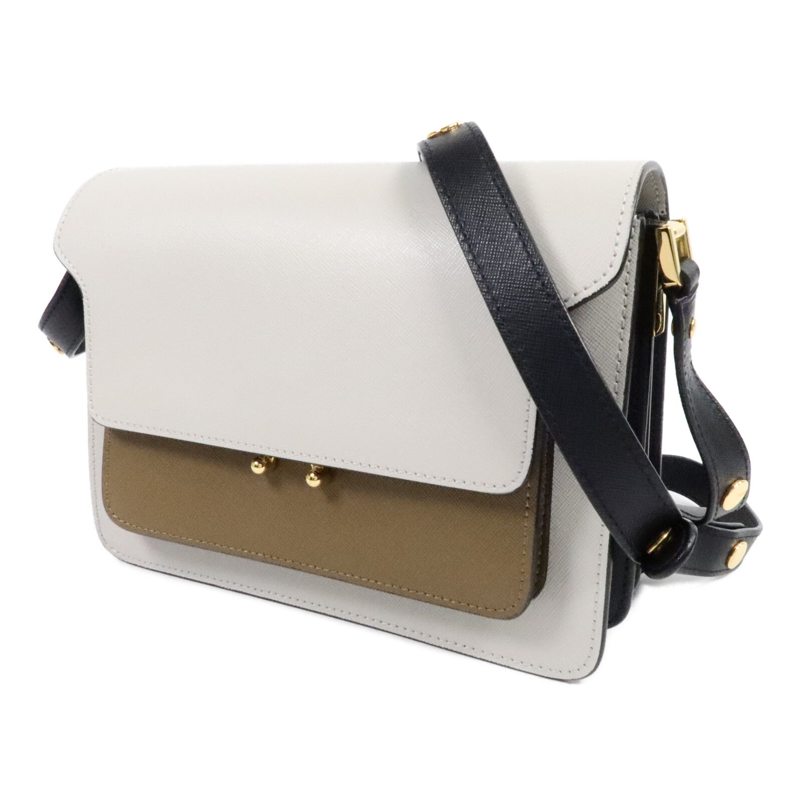 MARNI 牛皮皮革Marni Trunk肩背袋