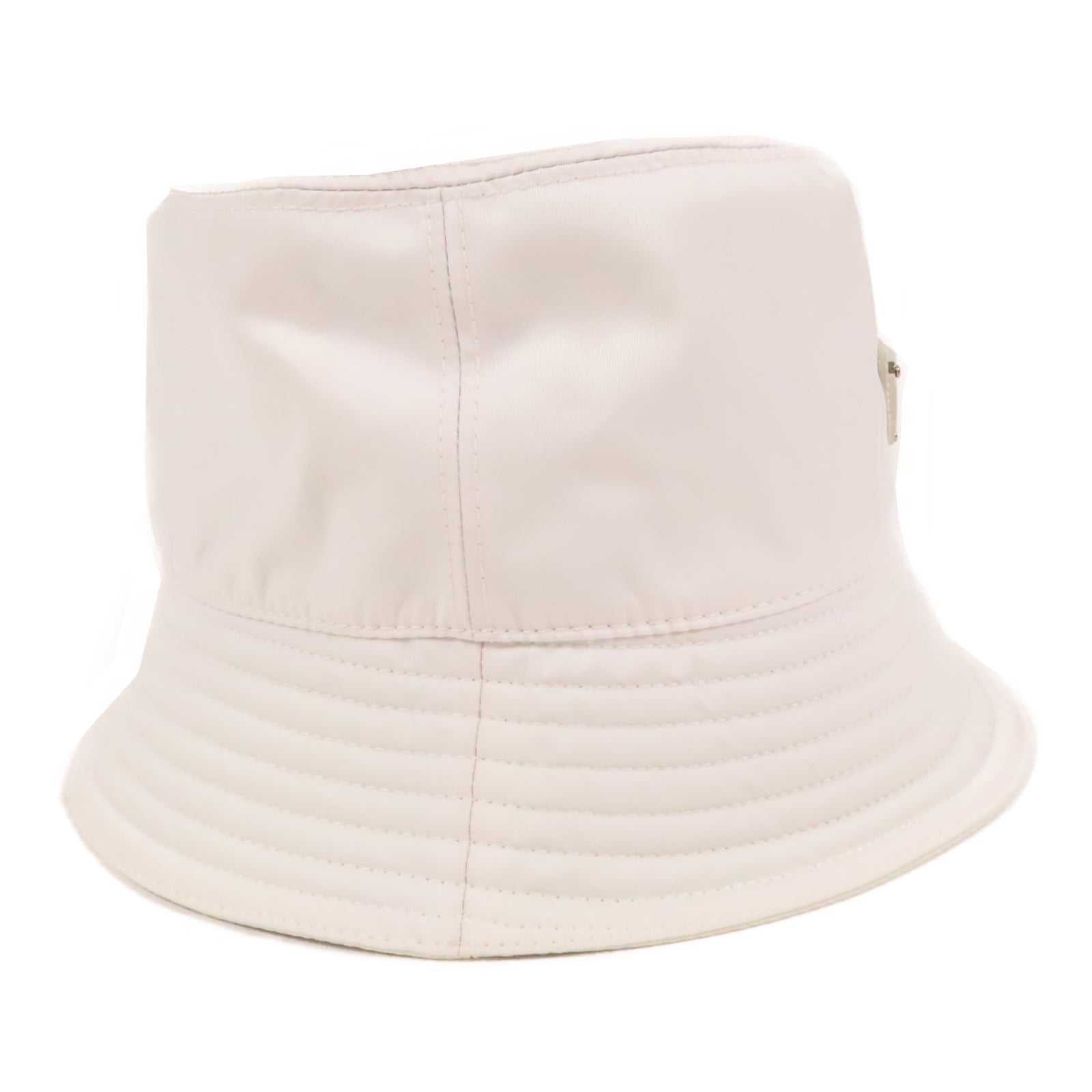 PRADA 尼龍Bucket Hat帽子白色