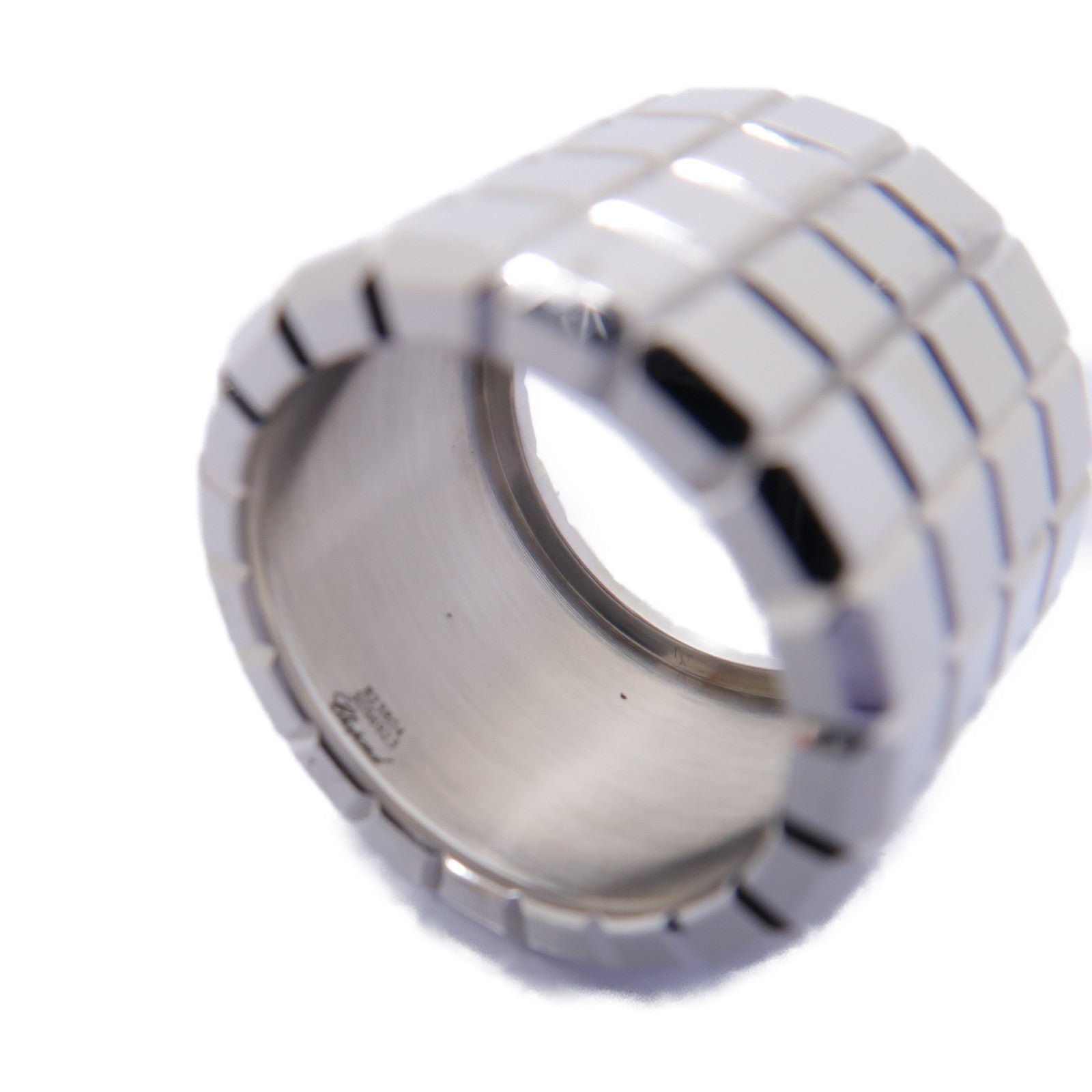Chopard 18K白金Ice Ring戒指US#6.25