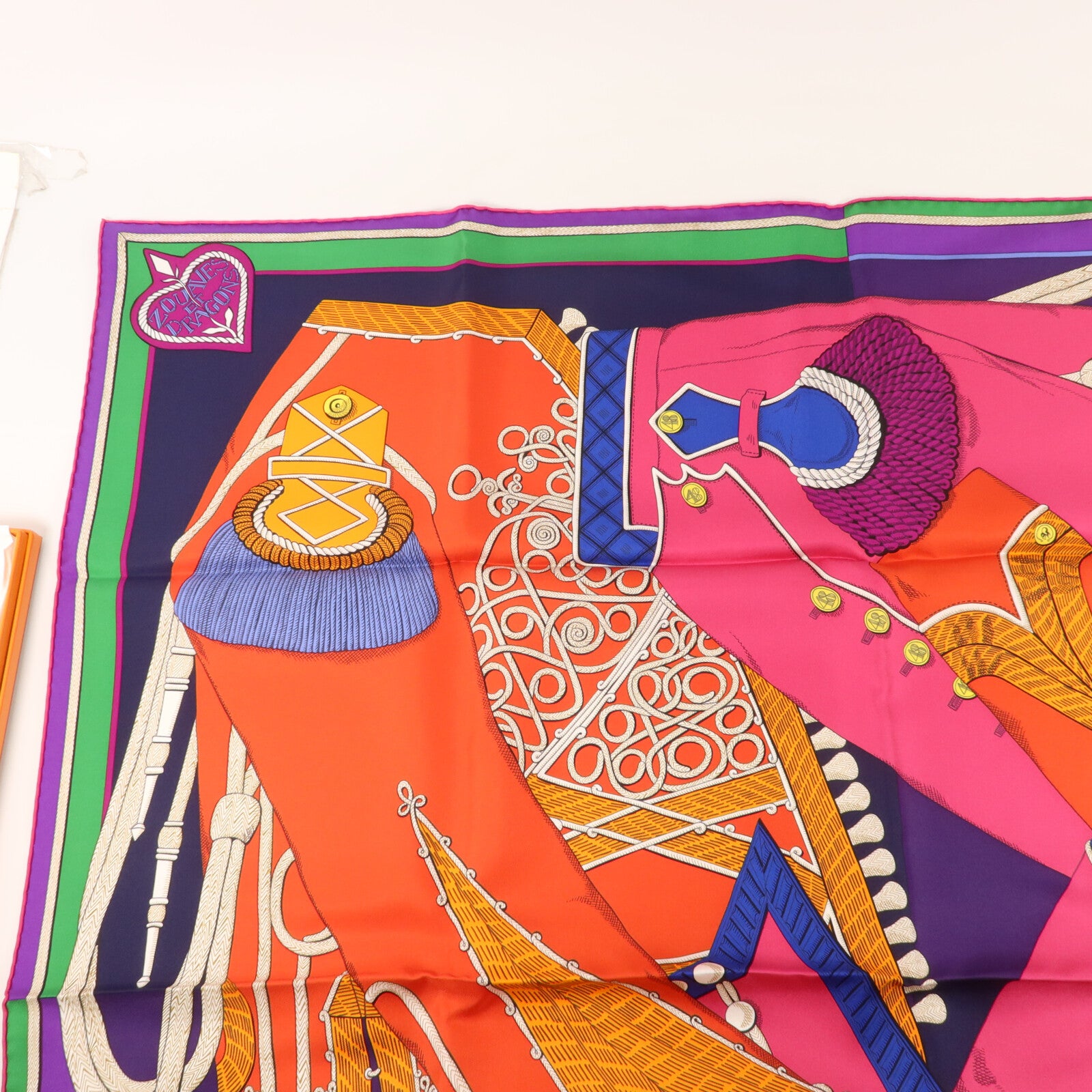 HERMES 絲質Scarf 90x90絲巾