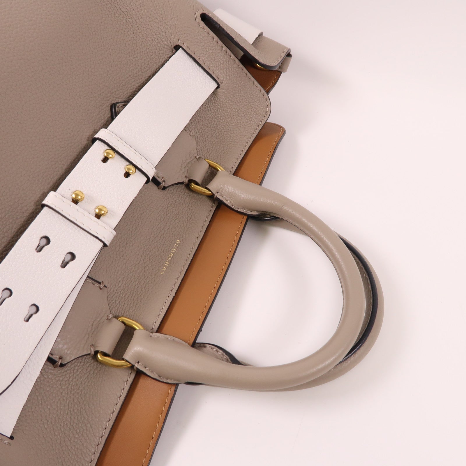 BURBERRY 牛皮皮革Belt Bag金扣手挽肩背兩用袋