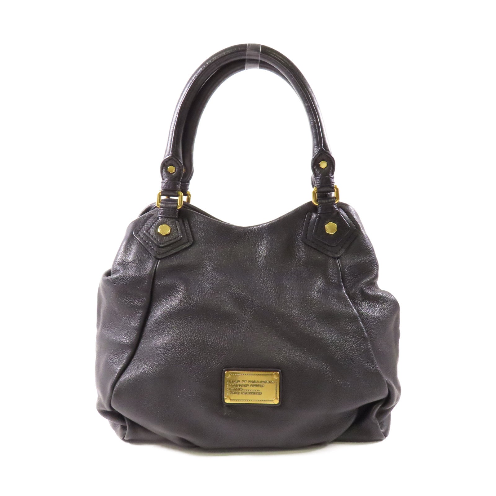 MARC BY MARC JACOBS 【激減優惠】牛皮皮革Hand Bag金扣手挽袋