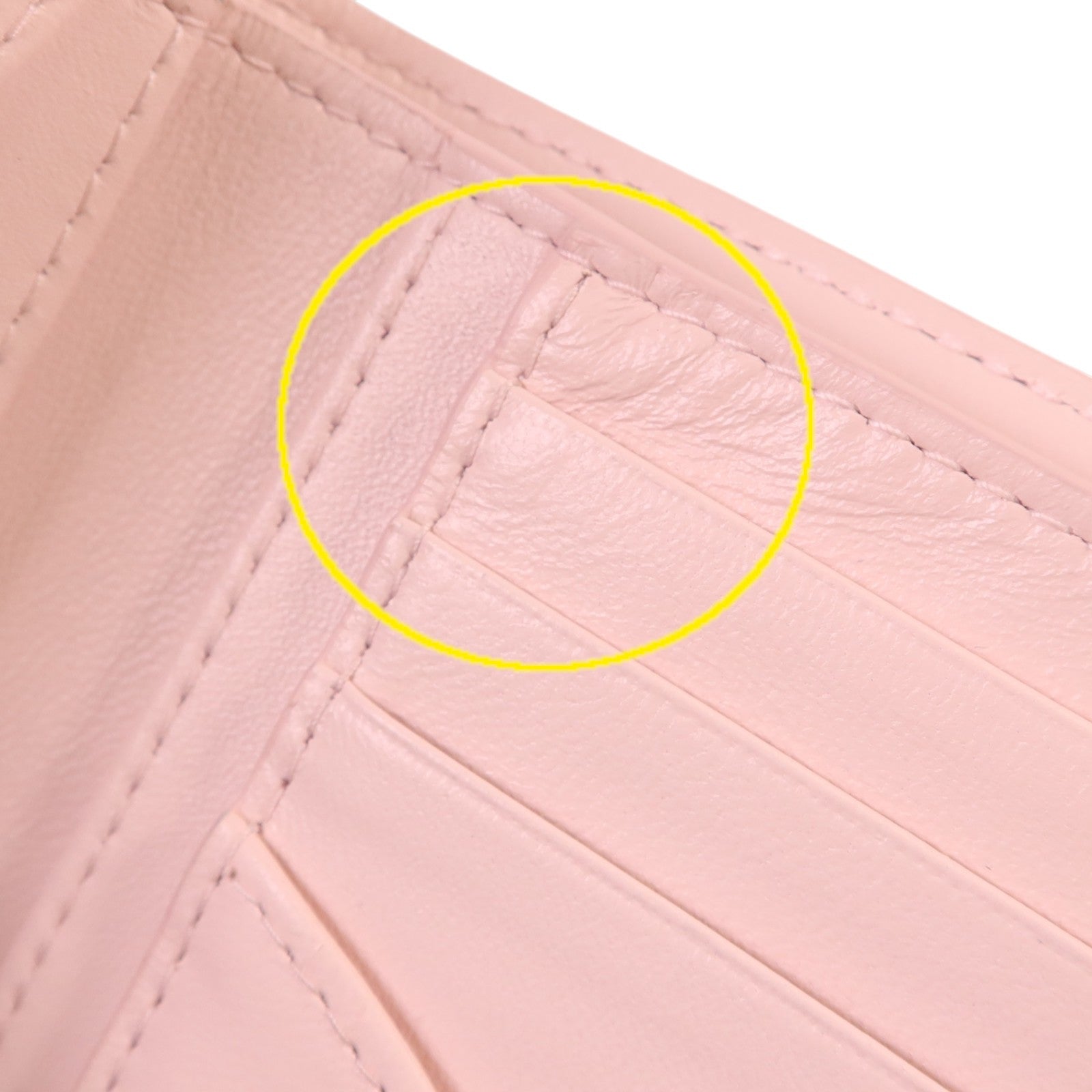 Dior 牛皮皮革Wallet金扣錢包