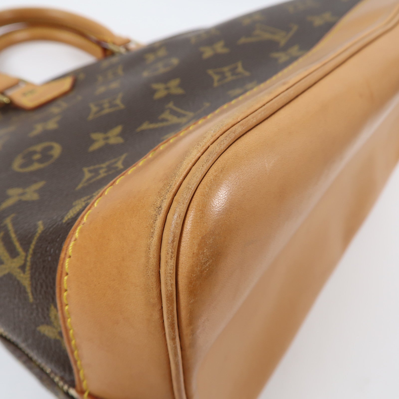LOUIS VUITTON 【激減優惠】Monogram Alma金扣手挽袋啡色