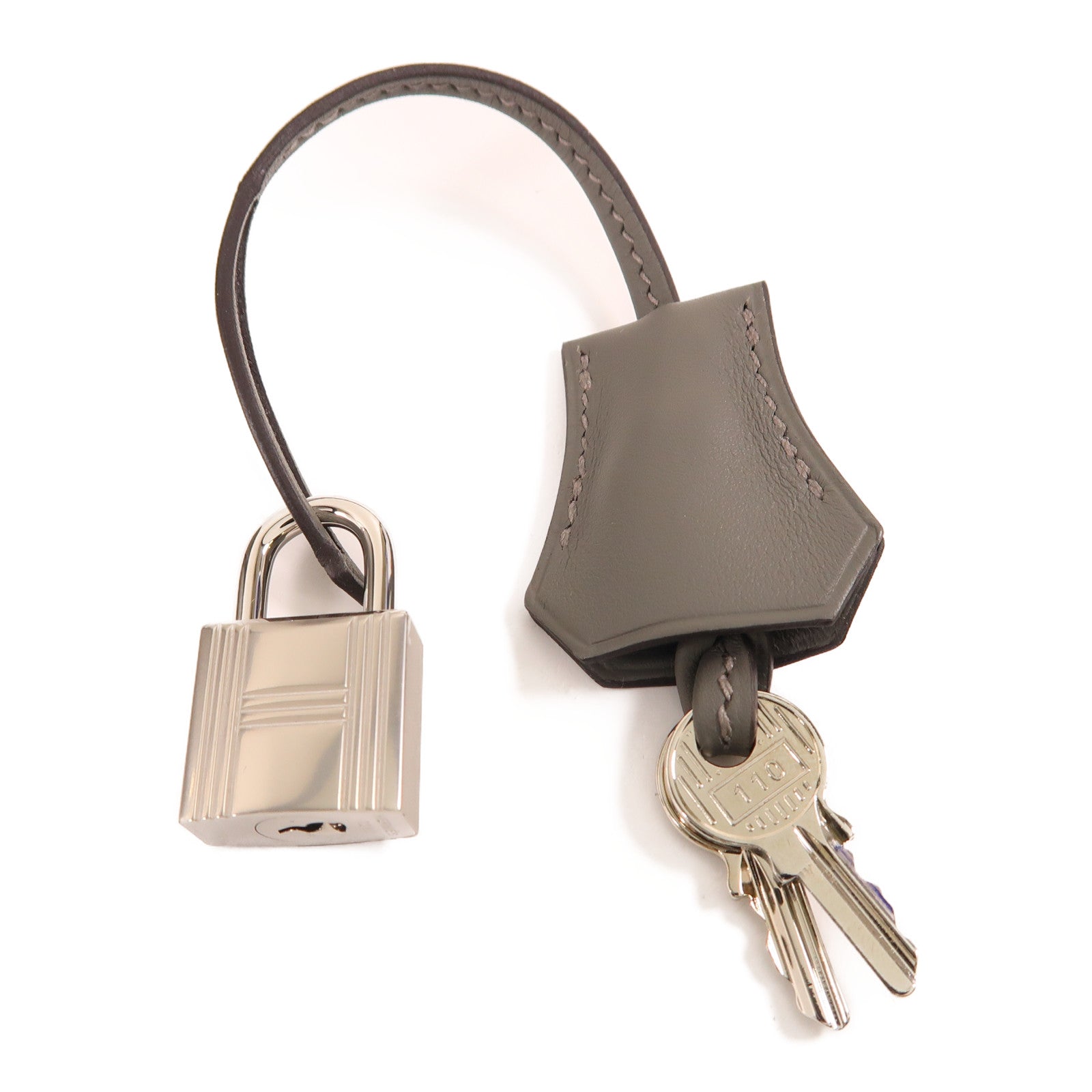 HERMES Swift皮革Kelly 25銀扣手挽肩背兩用袋Gris Meyer