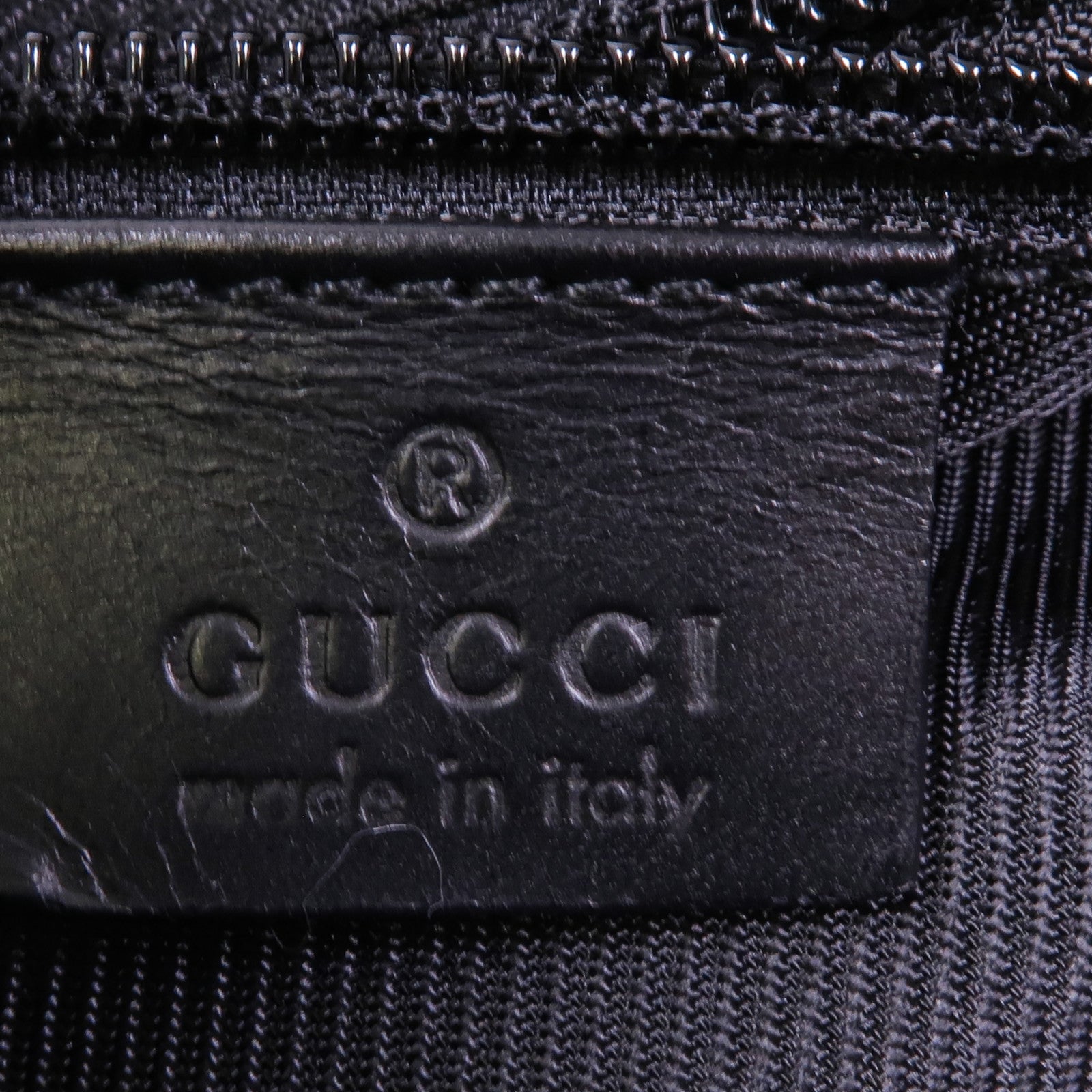 GUCCI 帆布Shoulder Bag銀扣肩背袋