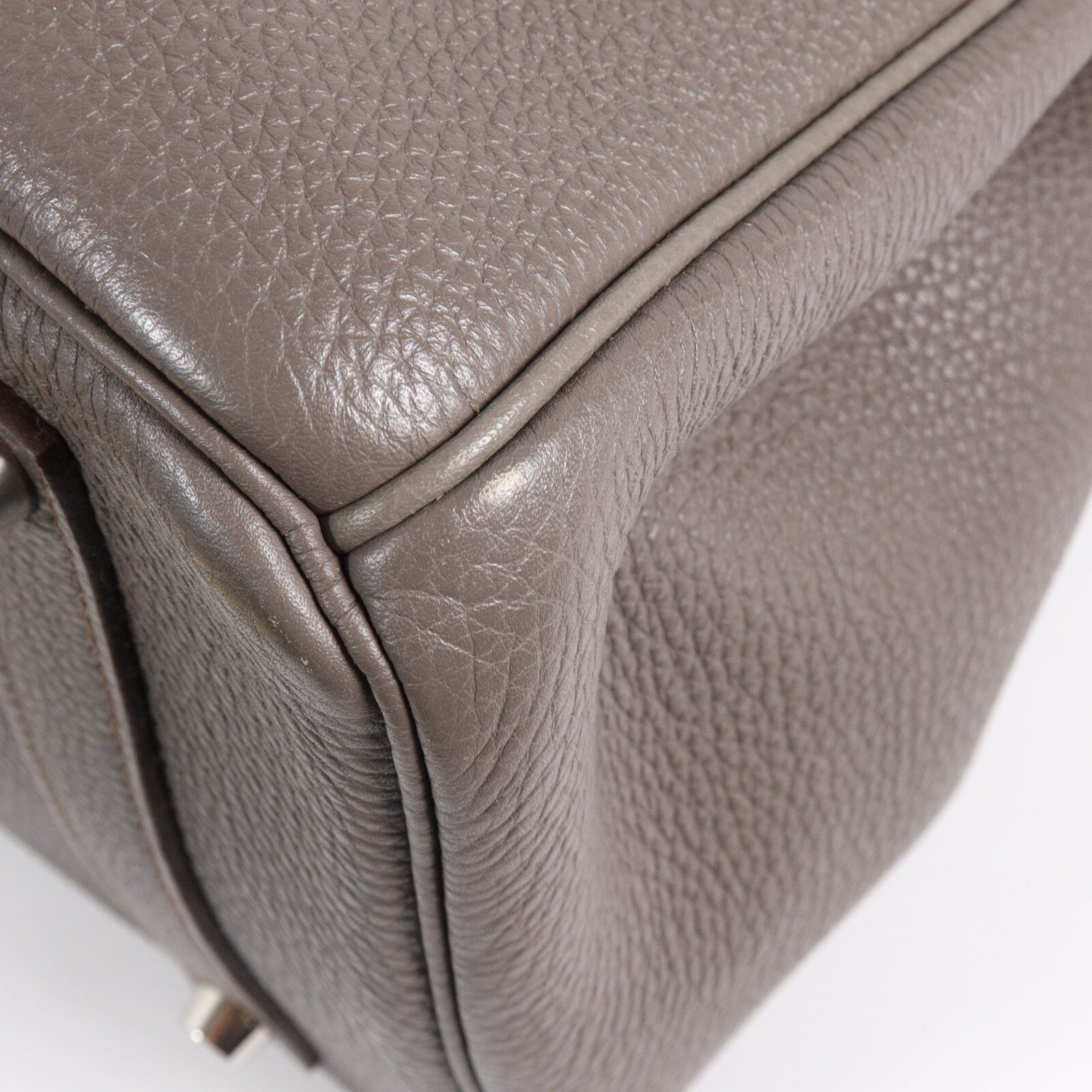 HERMES Togo皮革Birkin 35手挽袋Etain