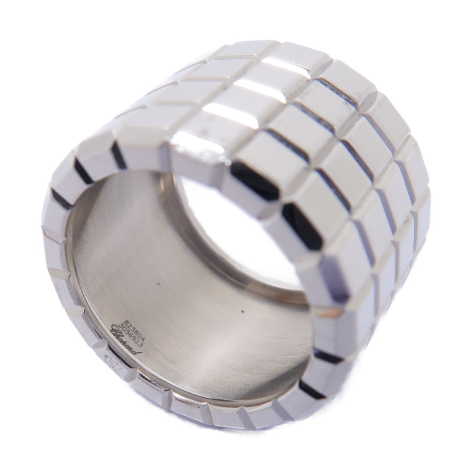 Chopard 18K白金Ice Ring戒指US#6.25