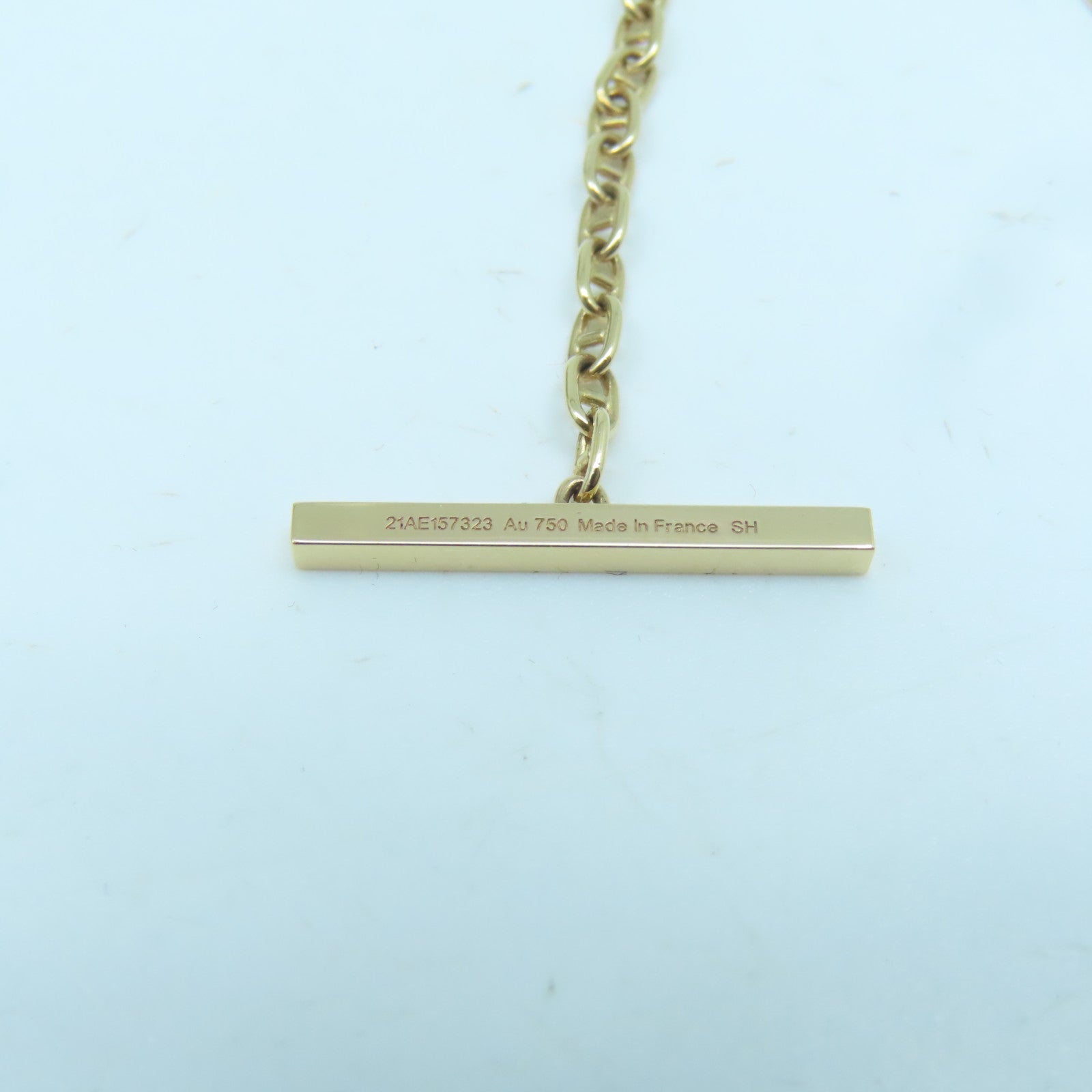 HERMES 18K Rose Gold Farandole Bracelet0.16ct Diamond Bracelet Gold