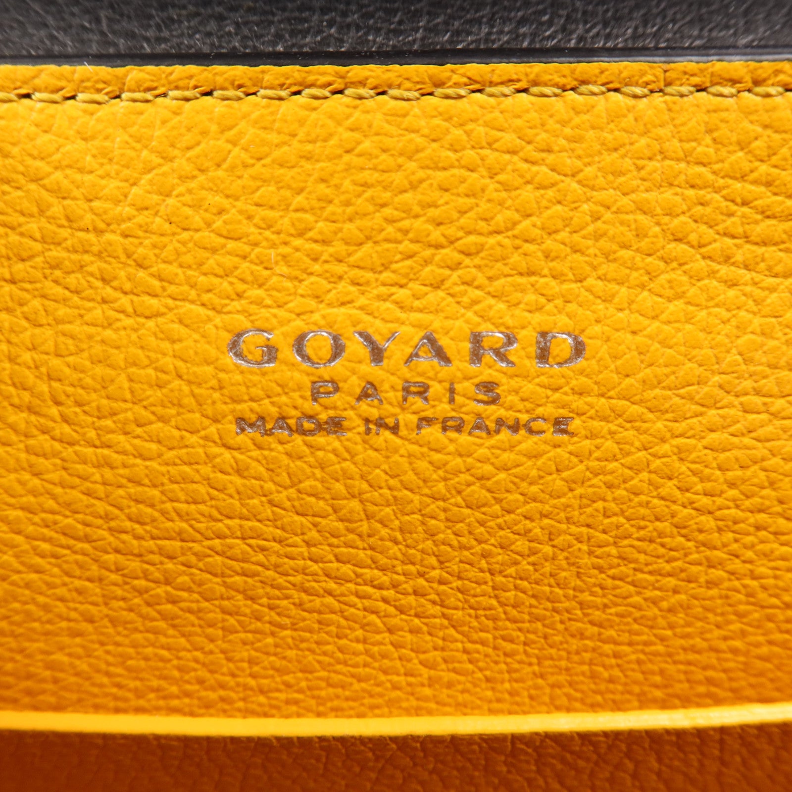 GOYARD 塗層帆布/牛皮皮革Saigon Mini銀扣手挽肩背兩用袋