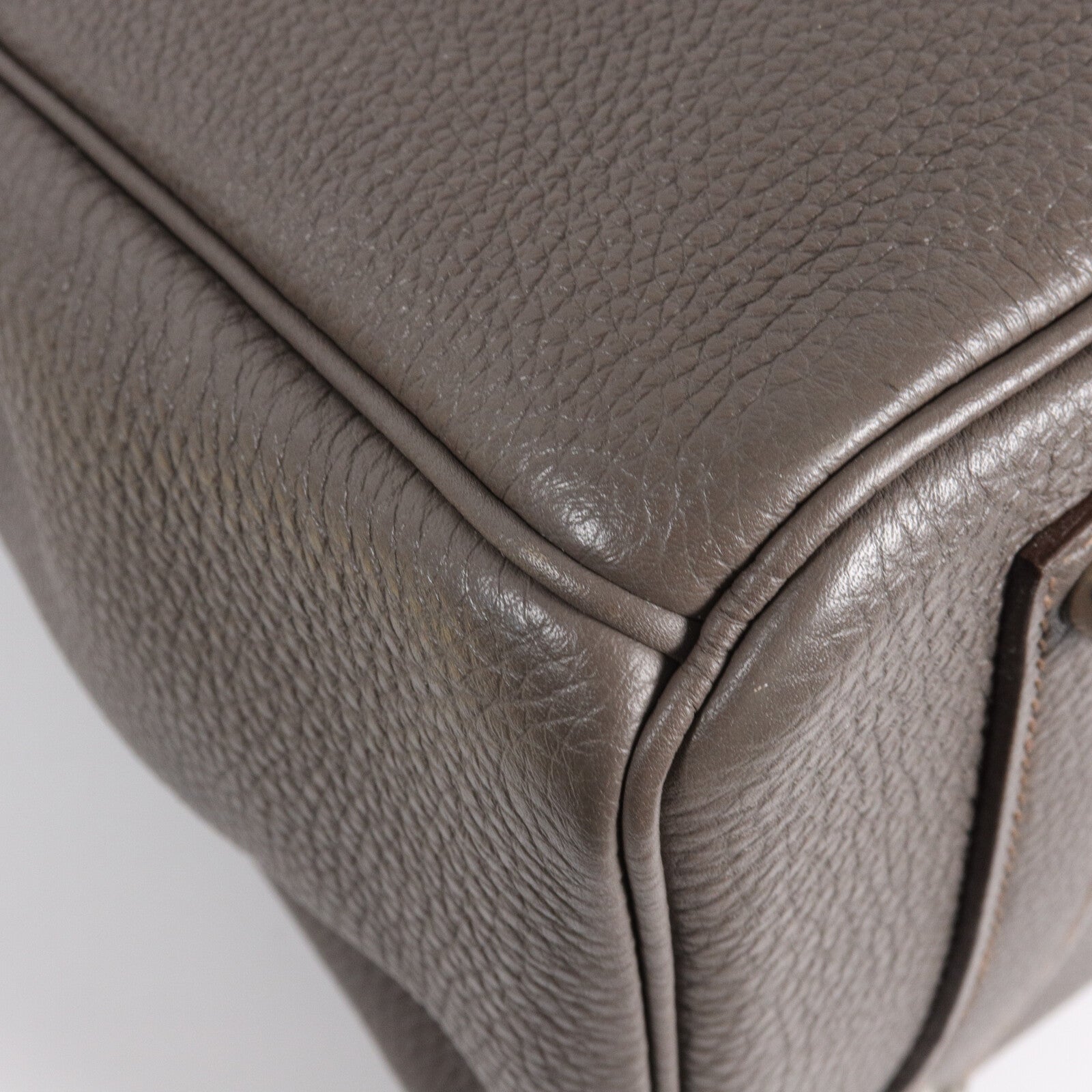 HERMES Togo皮革Birkin 35手挽袋Etain