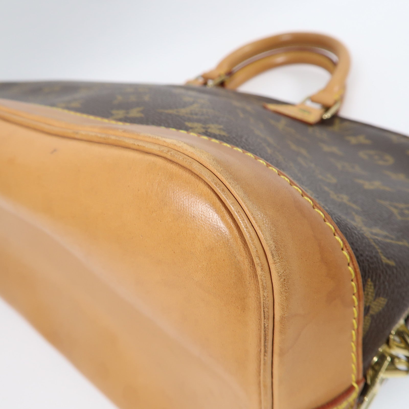 LOUIS VUITTON 【激減優惠】Monogram Alma金扣手挽袋啡色