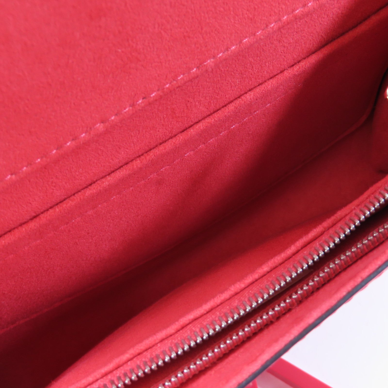 LOUIS VUITTON Epi Louise PM銀扣肩背袋粉紅色