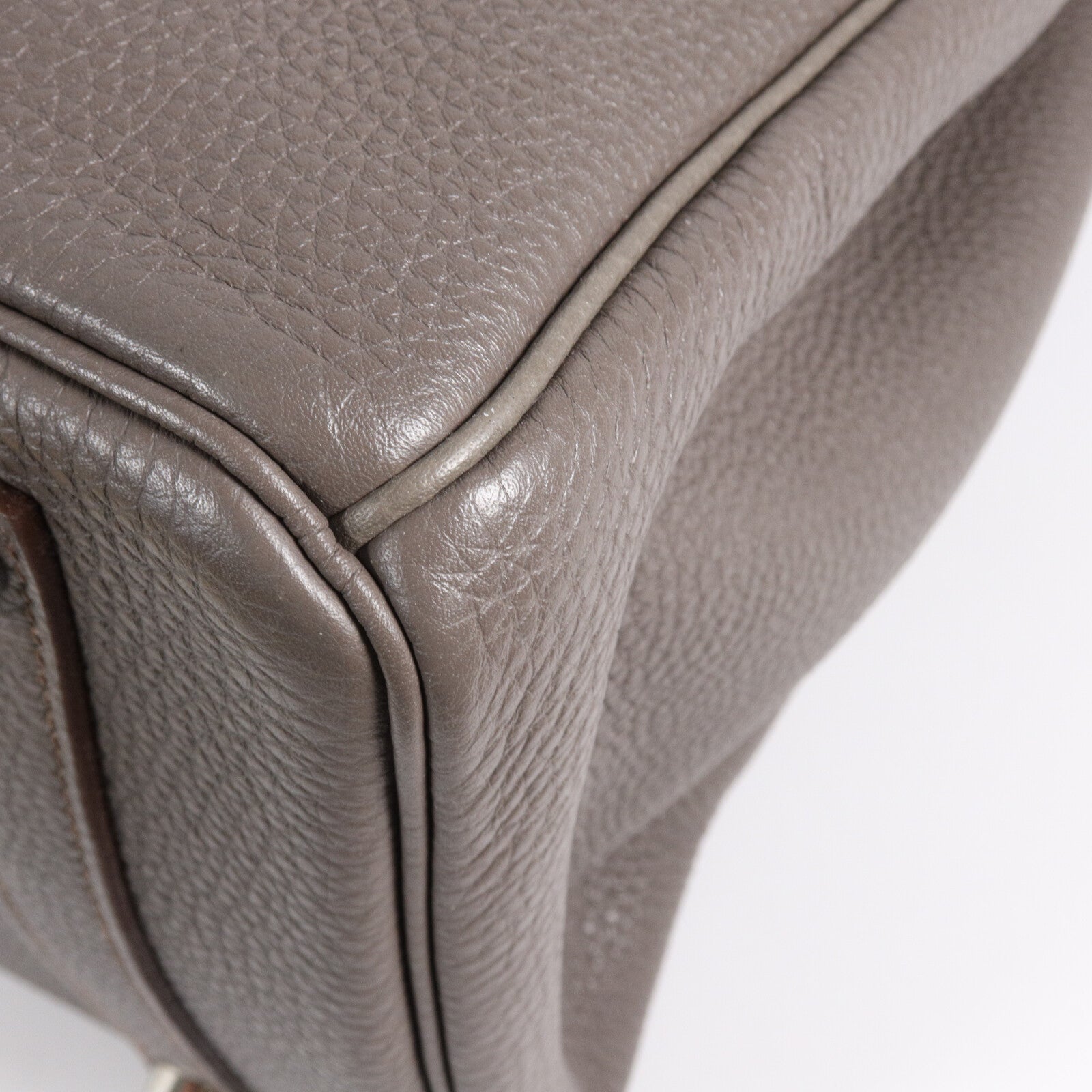 HERMES Togo皮革Birkin 35手挽袋Etain