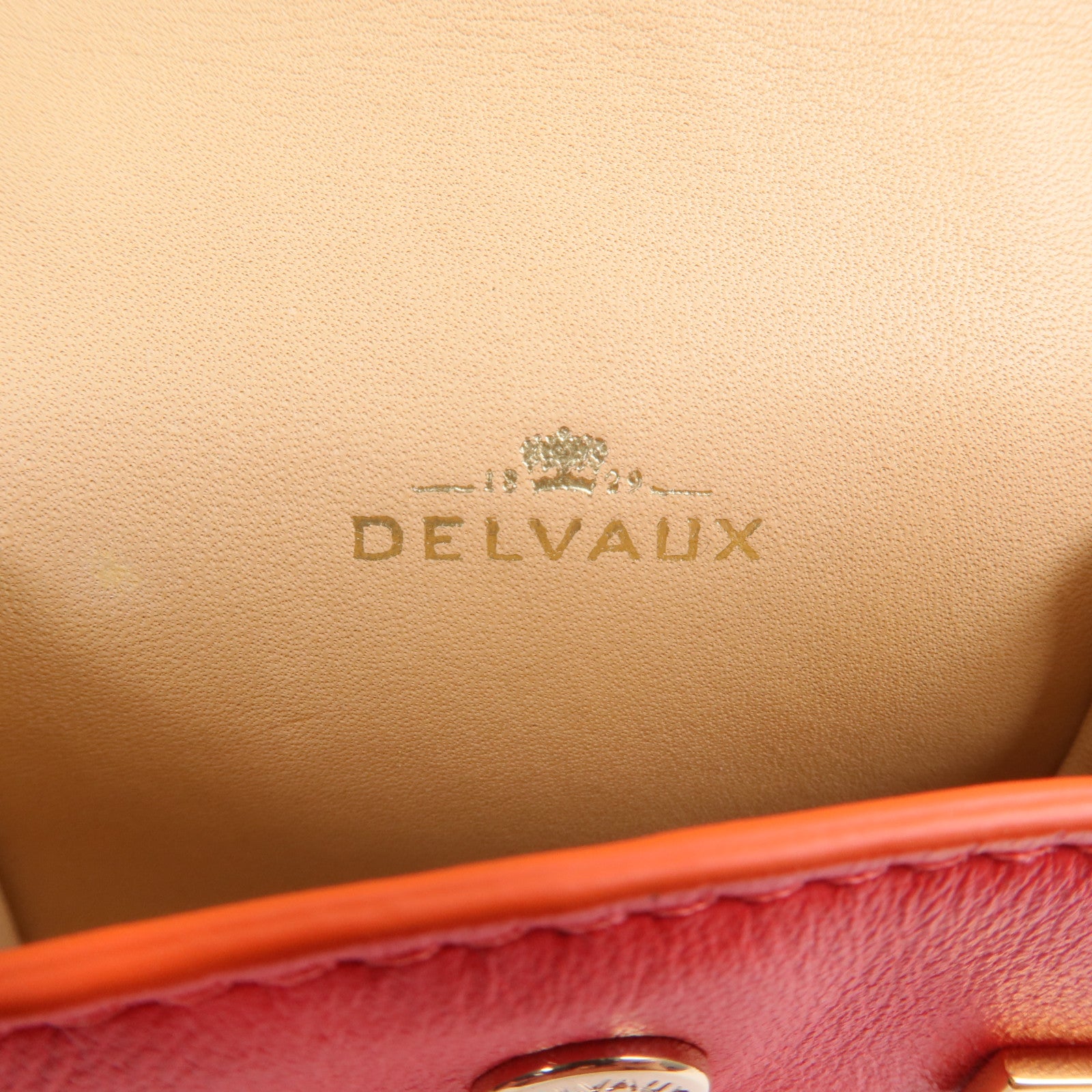 Delvaux 牛皮皮革Tempete Bag Charm掛飾