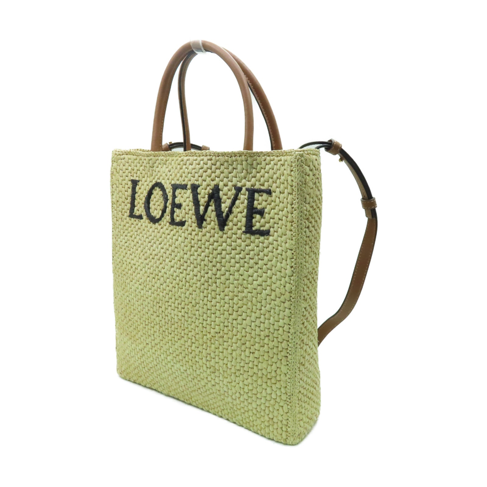 LOEWE 【激減優惠】酒椰2way Shoulder Bag金扣手挽肩背兩用袋米色