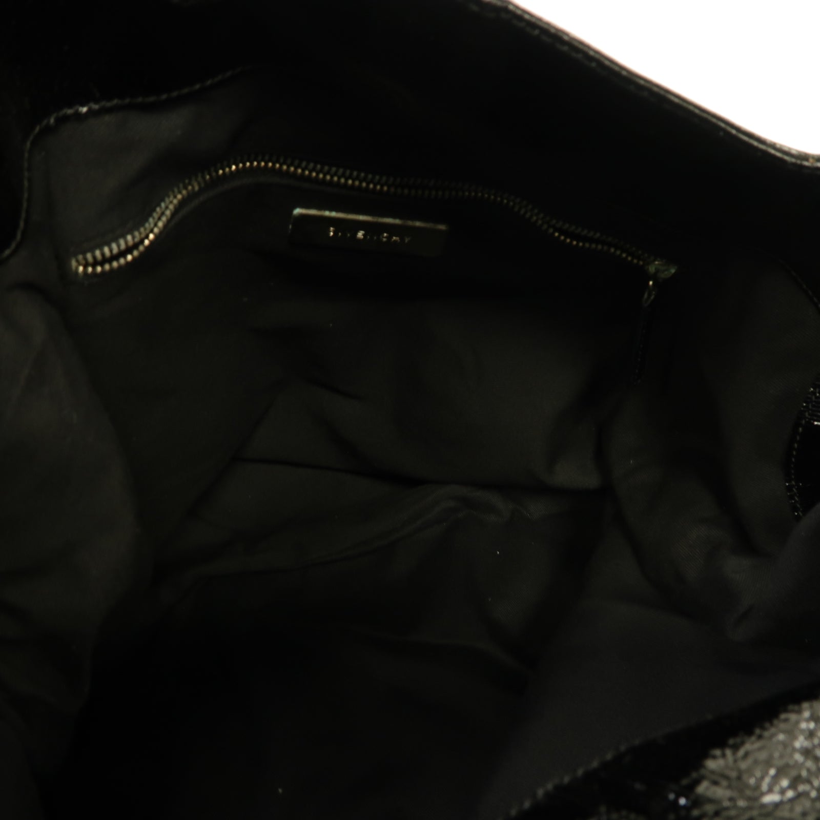 GIVENCHY 【激減優惠】塗層帆布 2 Way Bag 銀扣手挽肩背兩用袋黑色