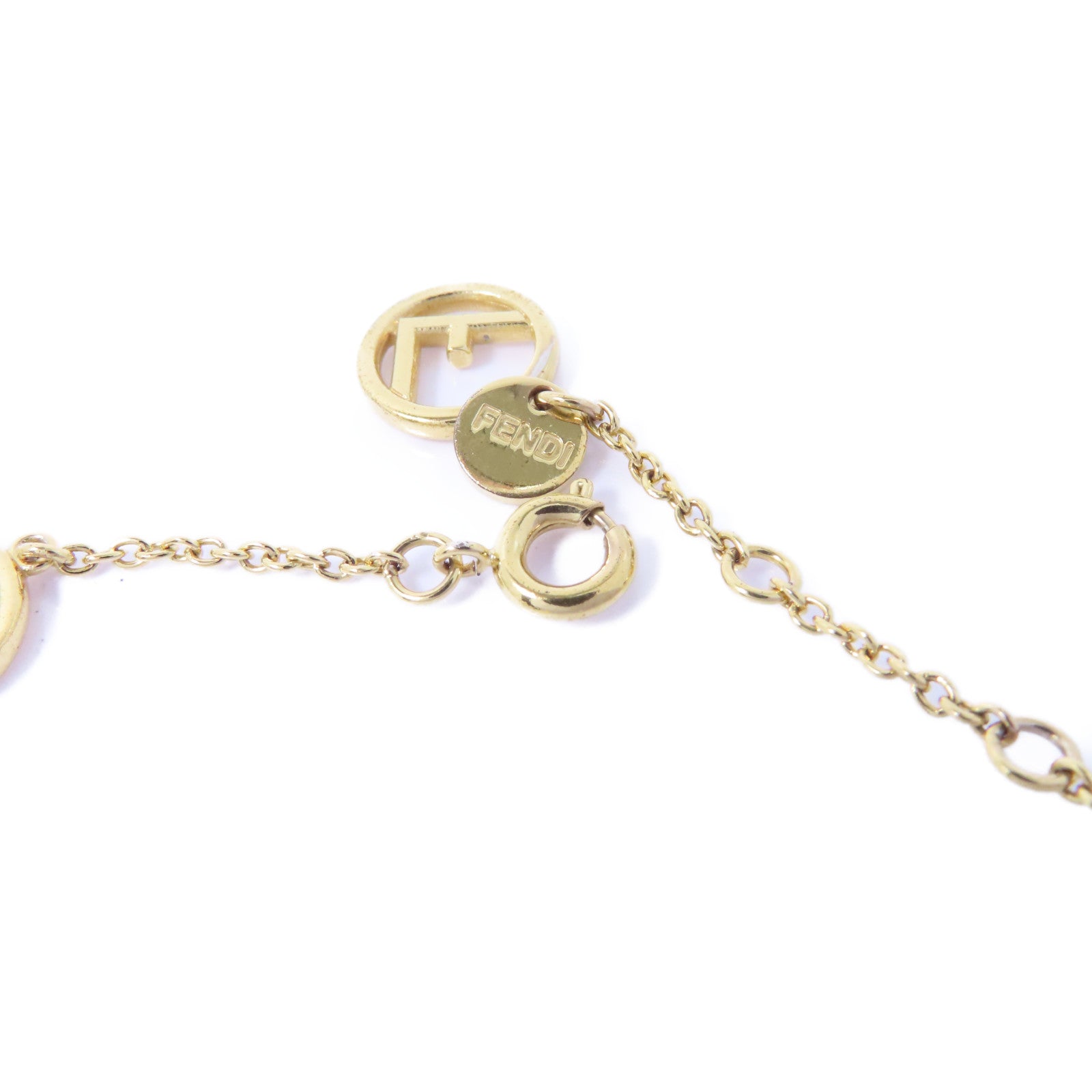 FENDI 金屬Bracelet手鏈金色/透明