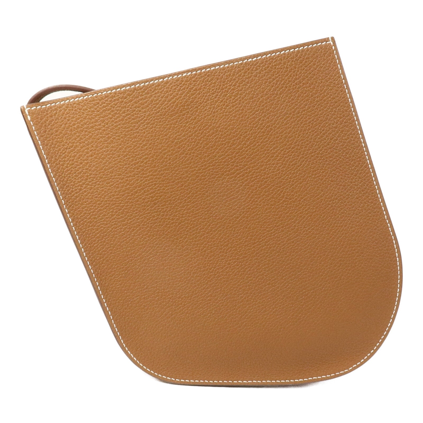 HERMES Clemence皮革Vache肩背袋Gold