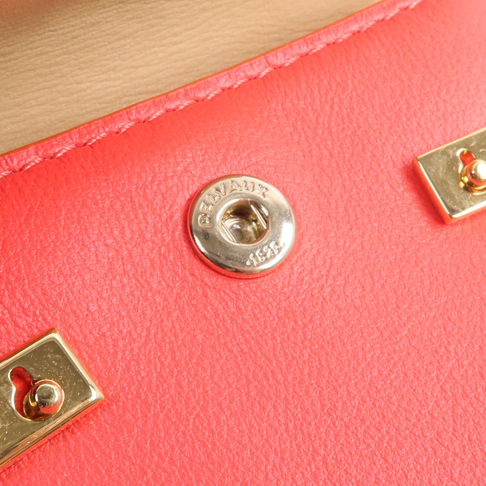 Delvaux 牛皮皮革Tempete Bag Charm掛飾