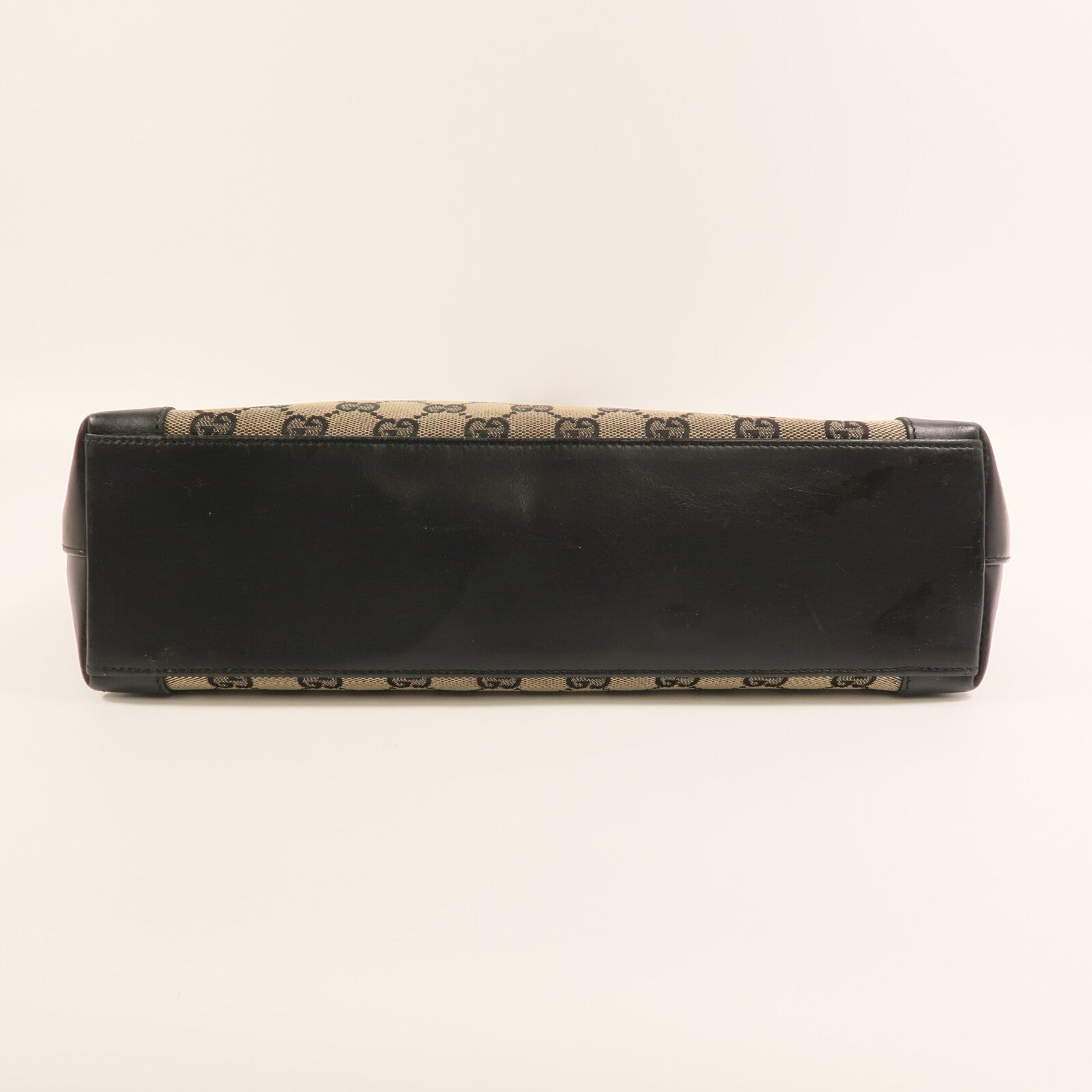 GUCCI 帆布Tote Bag金扣手挽袋