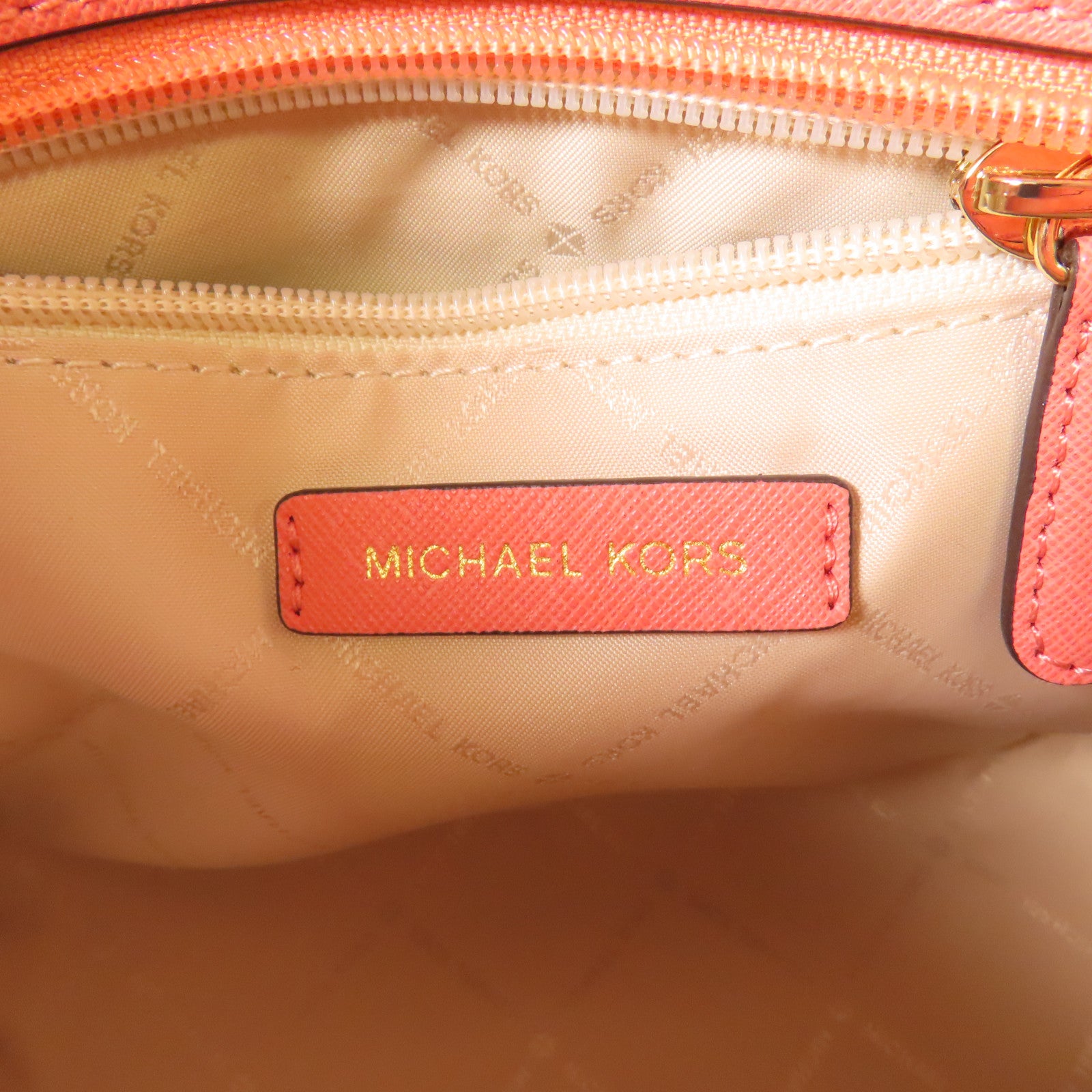 Michael Kors 牛皮皮革2 Way Shoulder Bag金扣手挽肩背兩用袋